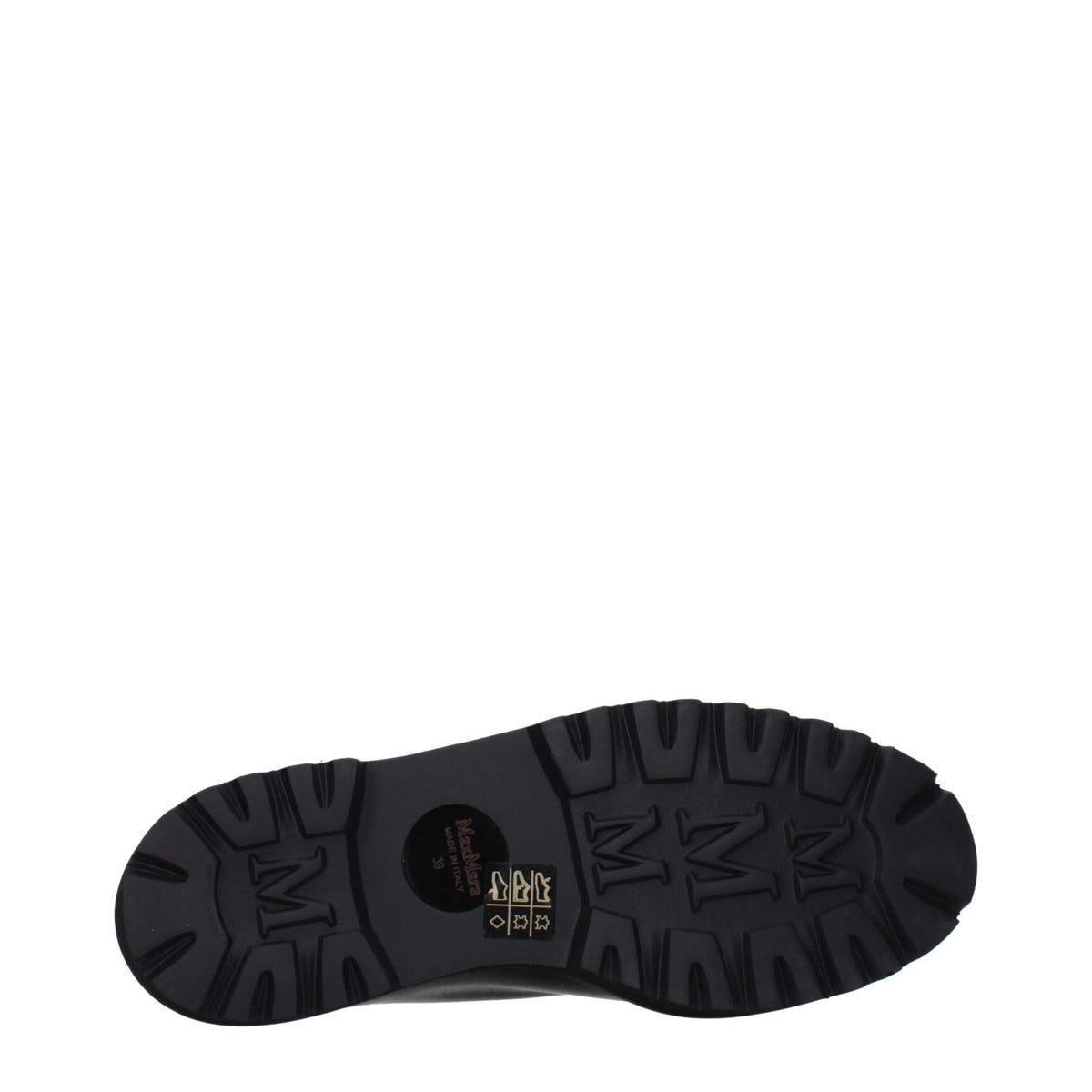 Max Mara Schuhe aus Leder in Schwarz
