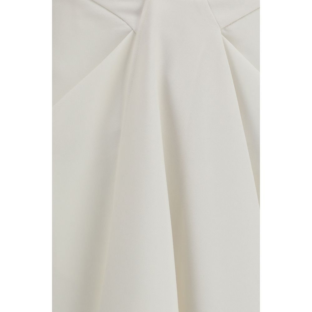 Givenchy Langer gonna in biancor lana e