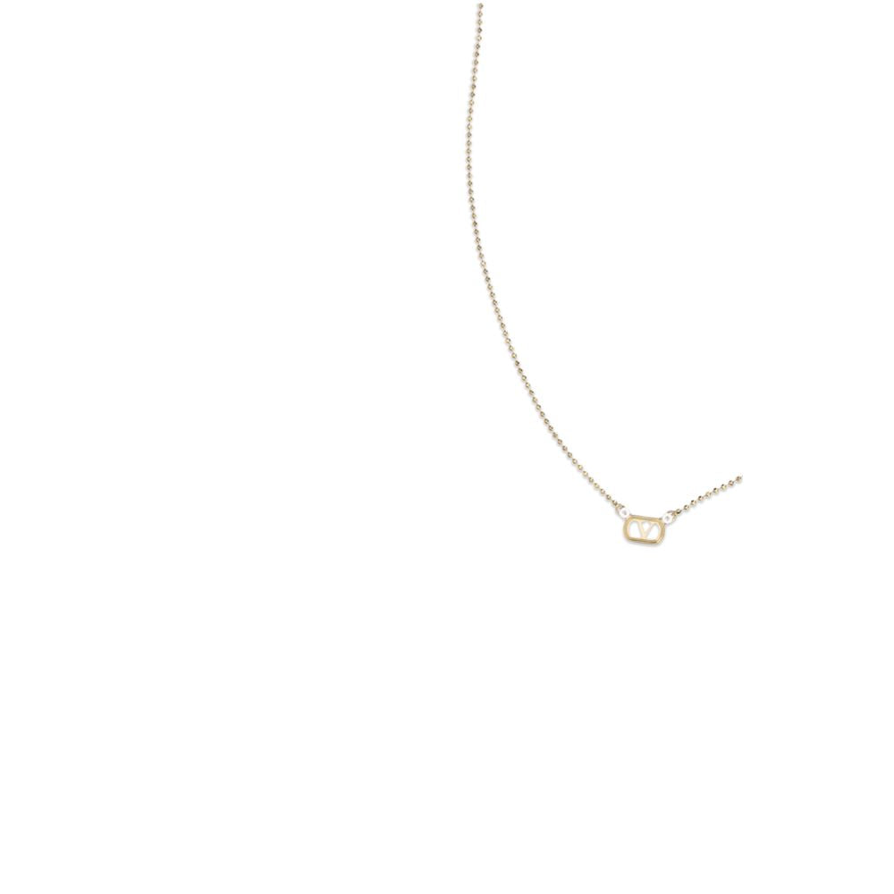 Valentino Garavani Gold-Tone Ovalette Crystal Necklace
