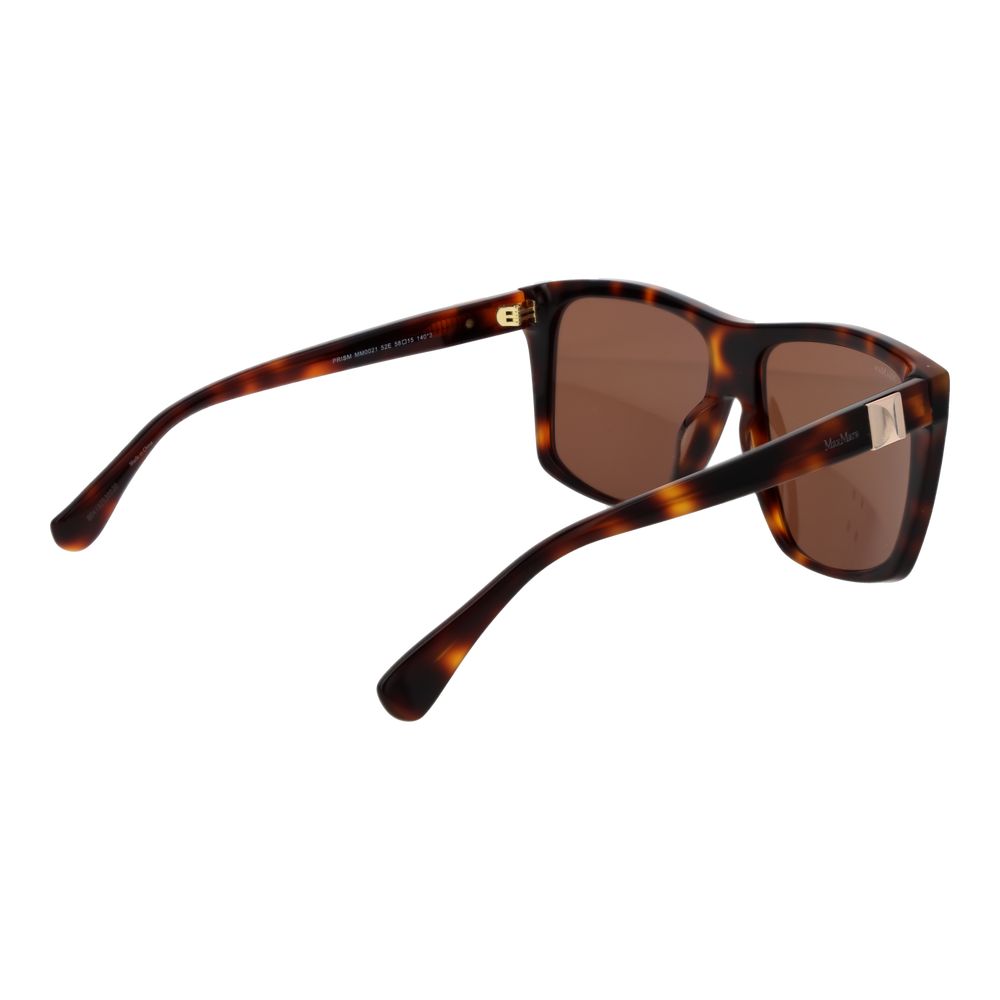 Max Mara Braune Sonnenbrille aus Acetat