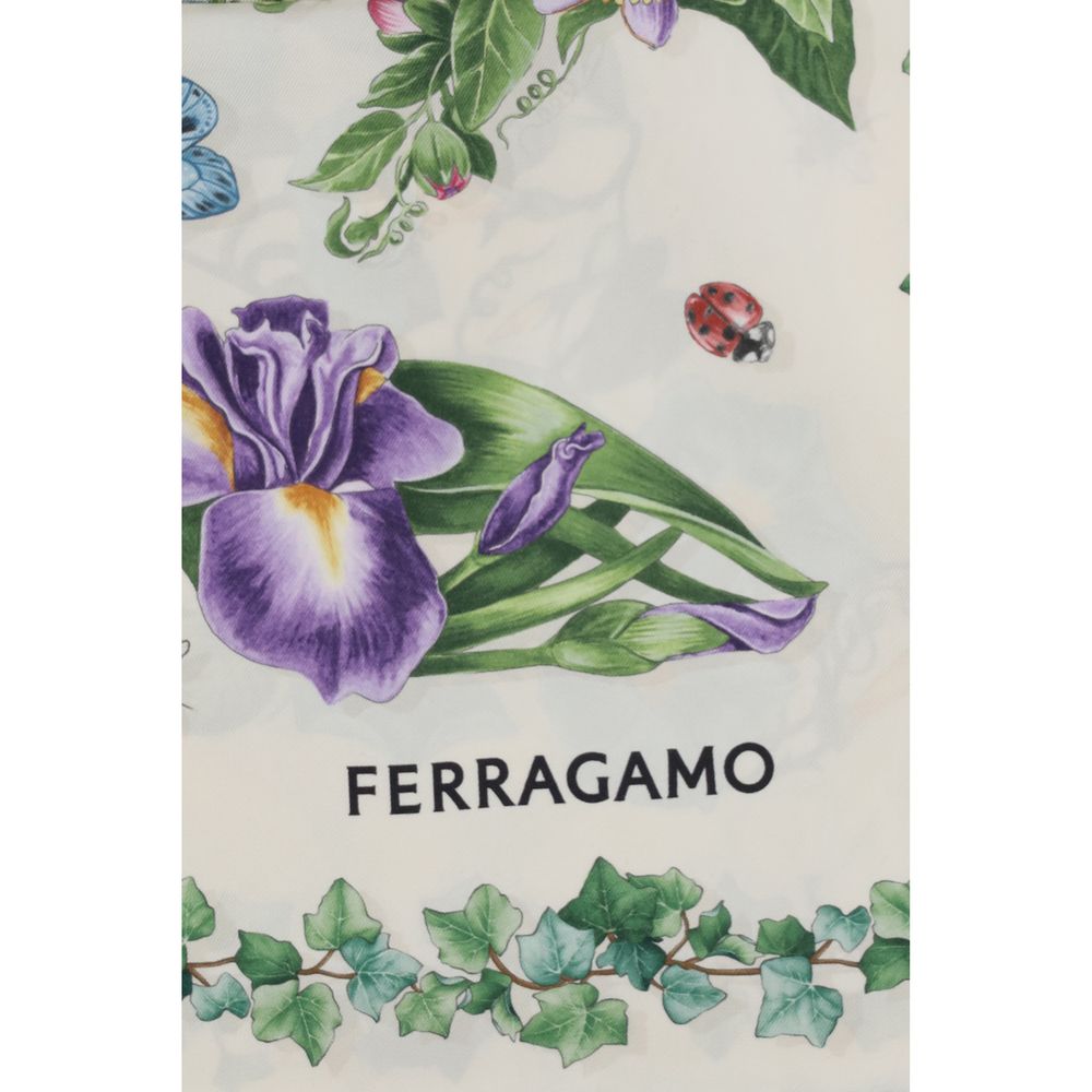 Ferragamo Mehrfarbiger Seidenschal – Produktansicht 3 | Arca Lucia
