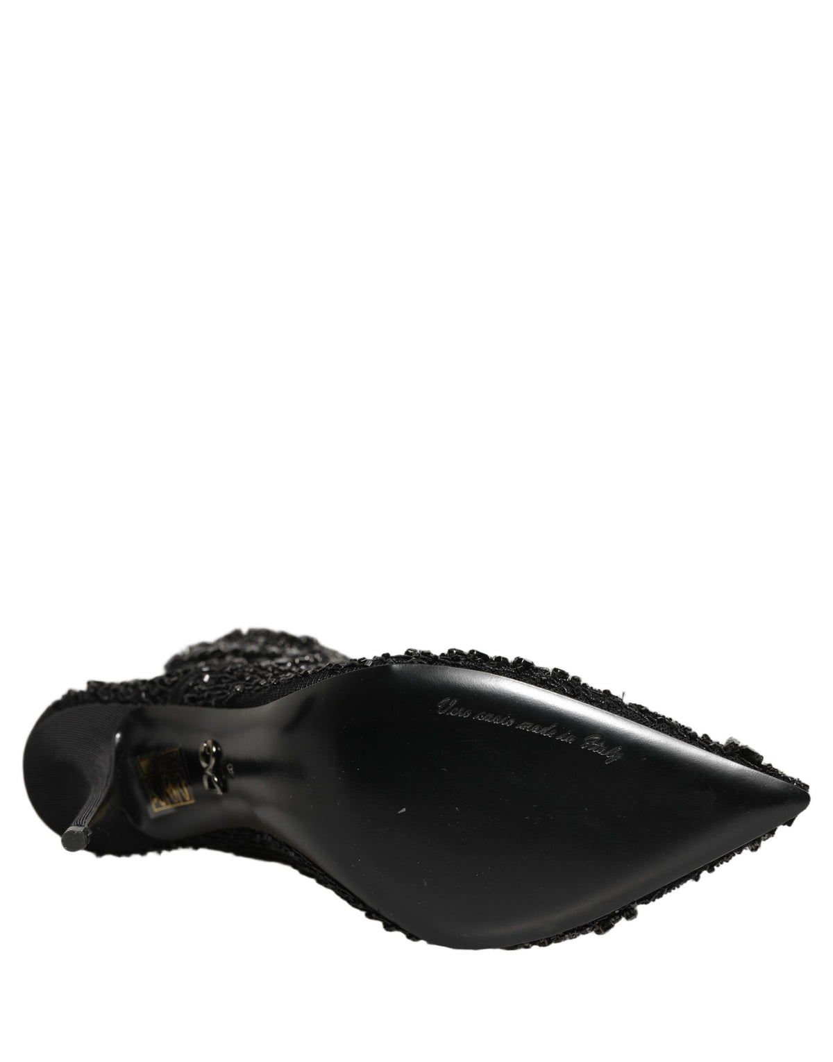 Dolce & Gabbana Black Polyester Boots
