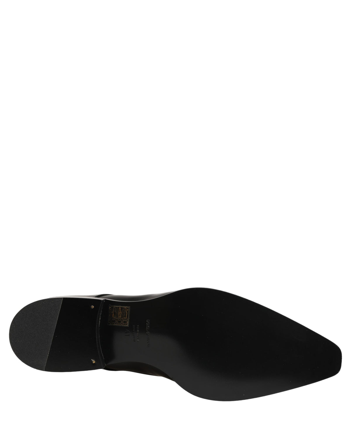 Dolce & Gabbana Black Leather Oxford & Derby Shoes