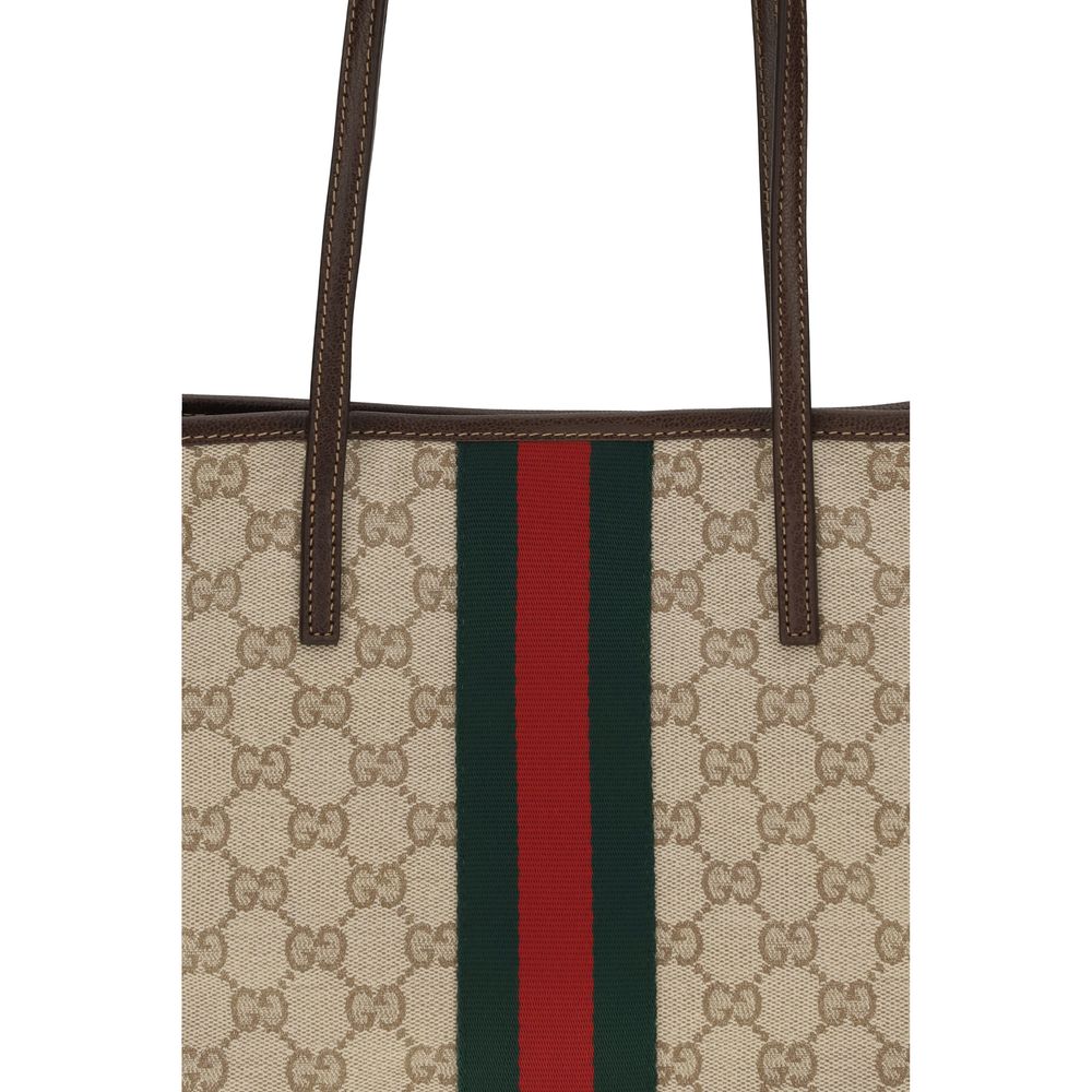 Gucci Beige Stoff-Handtasche