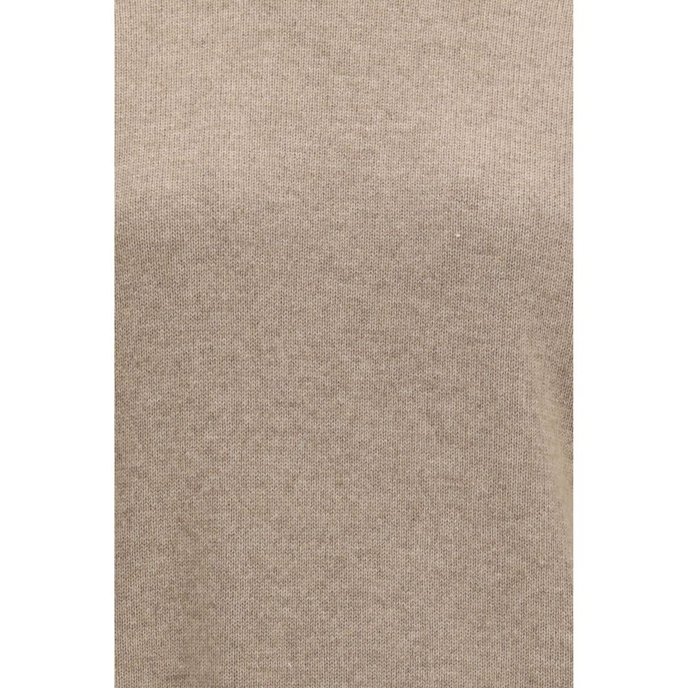 Brunello Cucinelli Brauner Kaschmir-Rollkragenpullover – Ansicht 3 | Arca Lucia