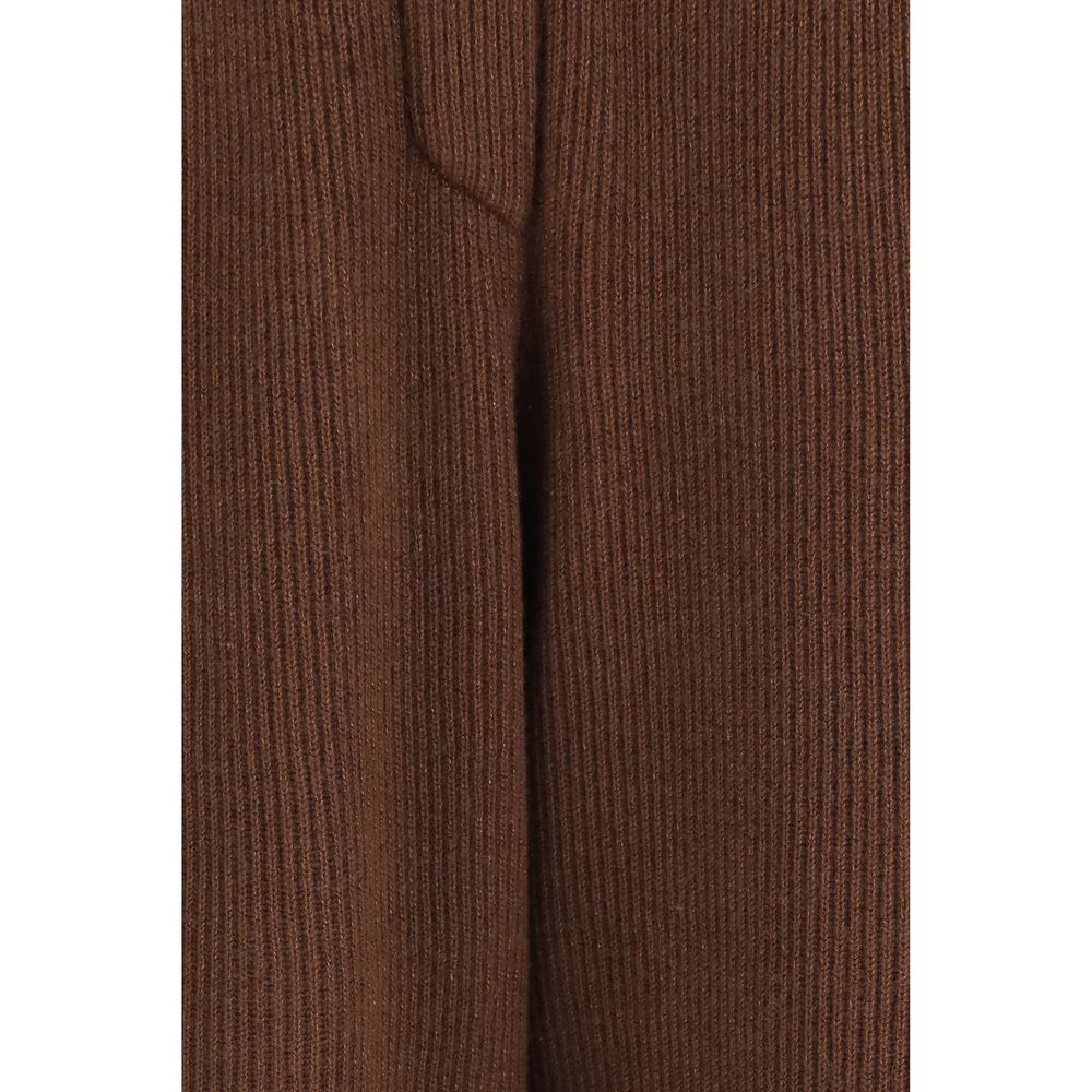 Brunello Cucinelli Hose aus Kaschmir in Braun