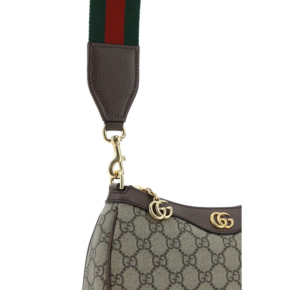 Gucci Braune Baumwoll-Umhängetasche