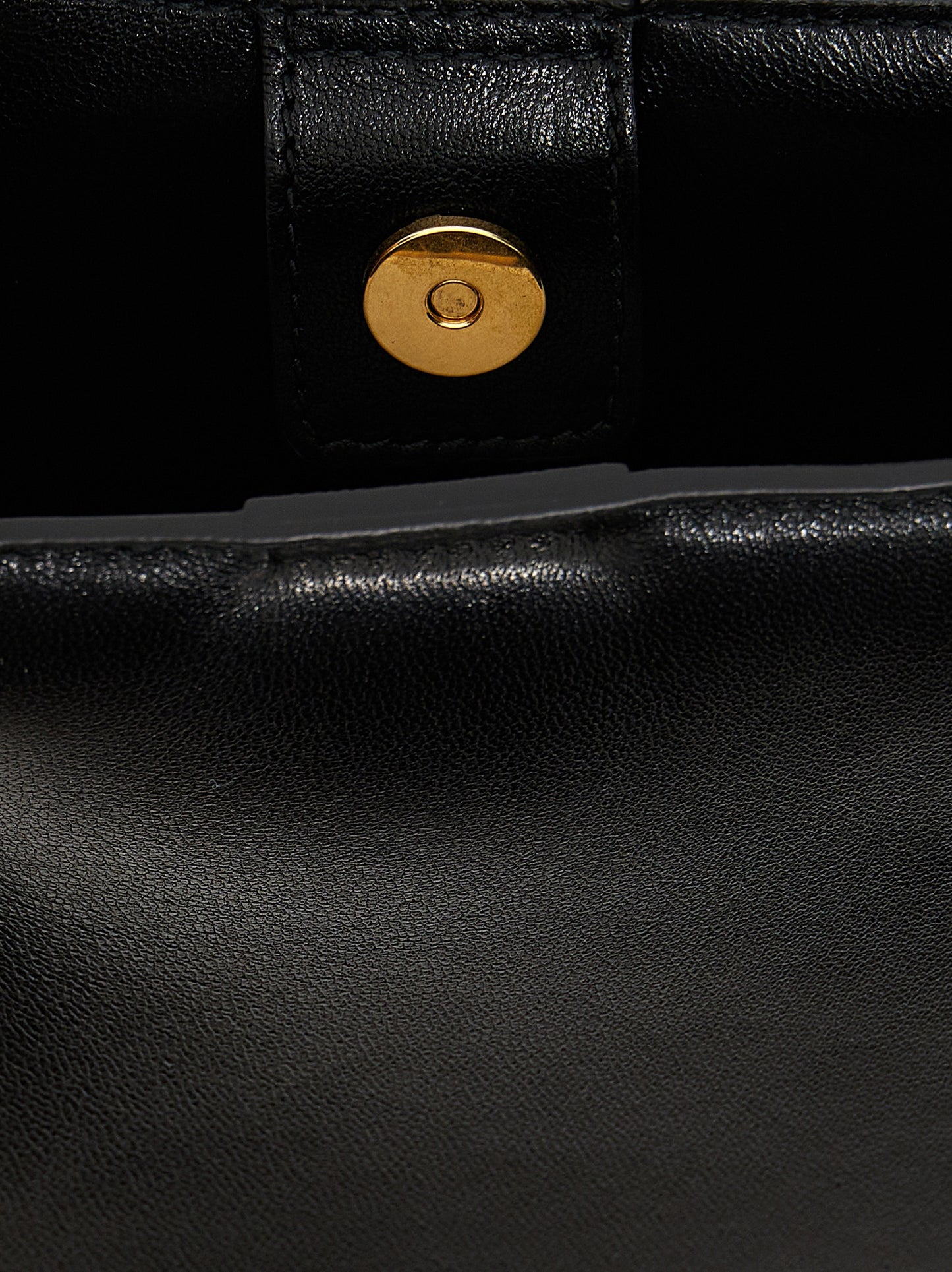 Jil Sander Schwarze Kalbsleder-Umhängetasche
