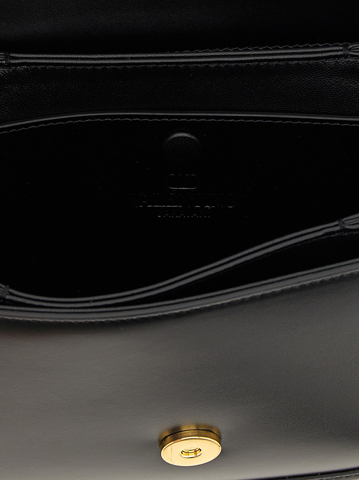 Valentino Garavani Borsa crossbody 9TO5 nera in pelle di vitello