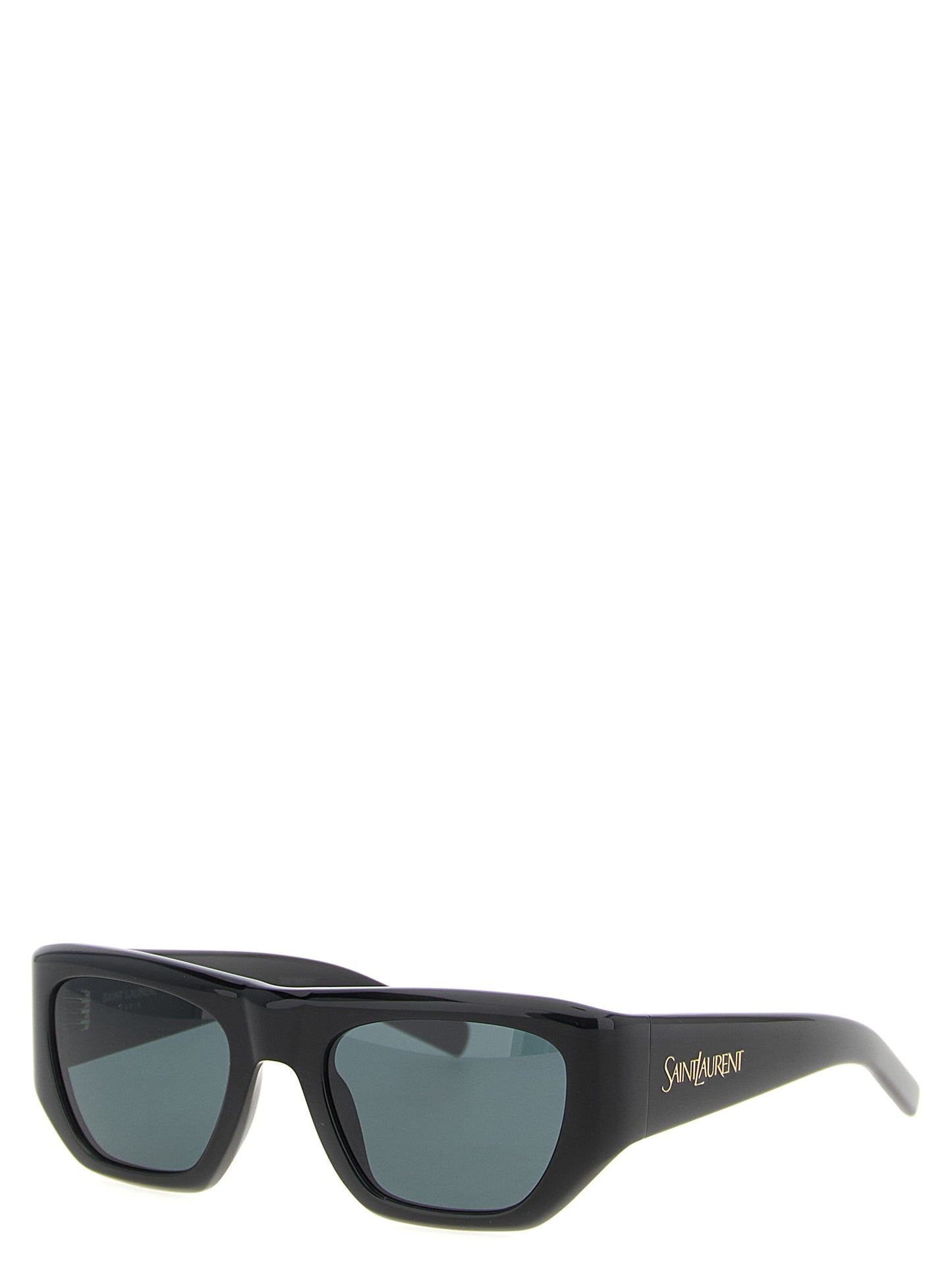 Saint Laurent Schwarze Sonnenbrille aus Acetat