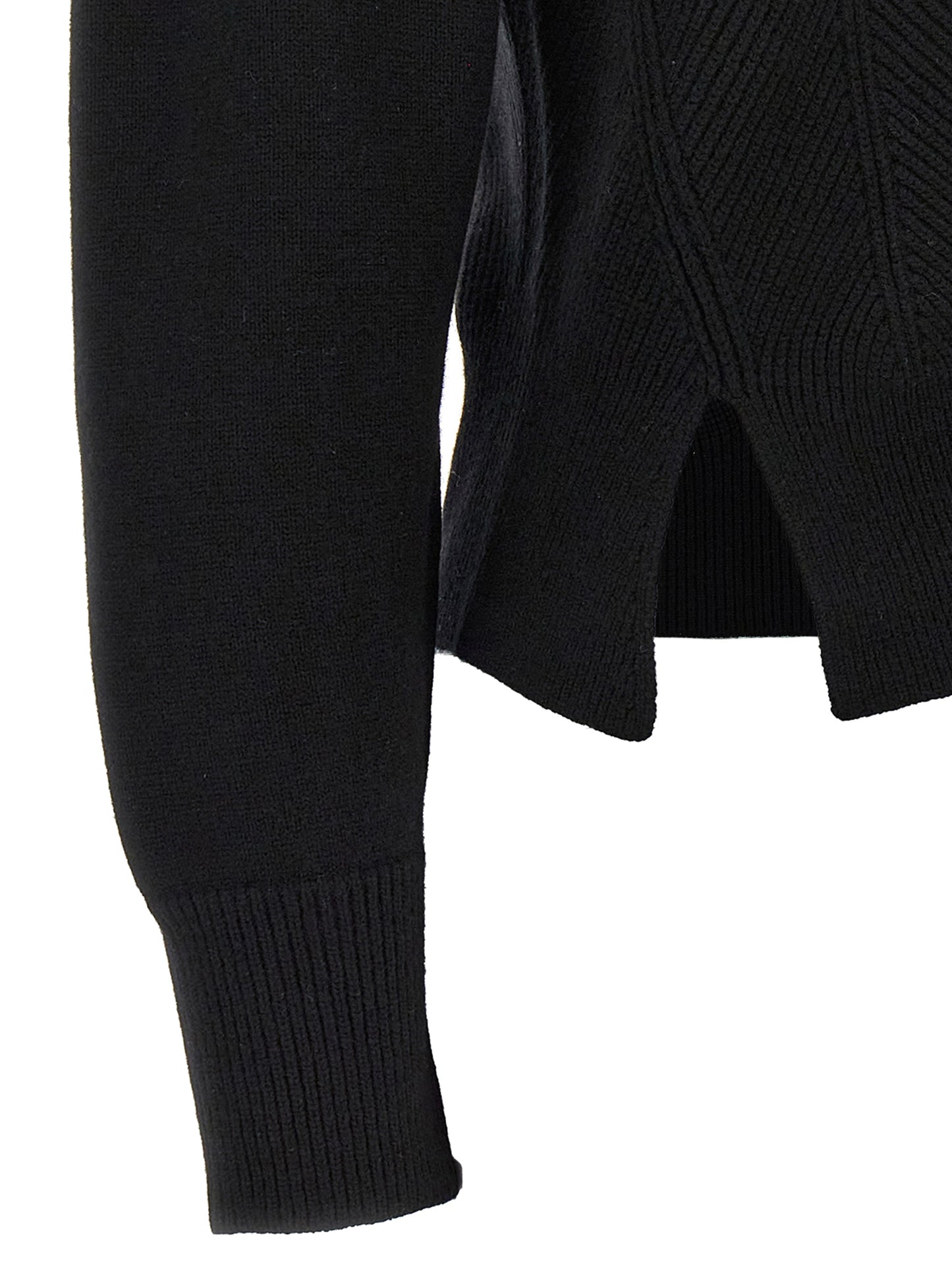 Alexander McQueen Schwarzer Wollcardigan