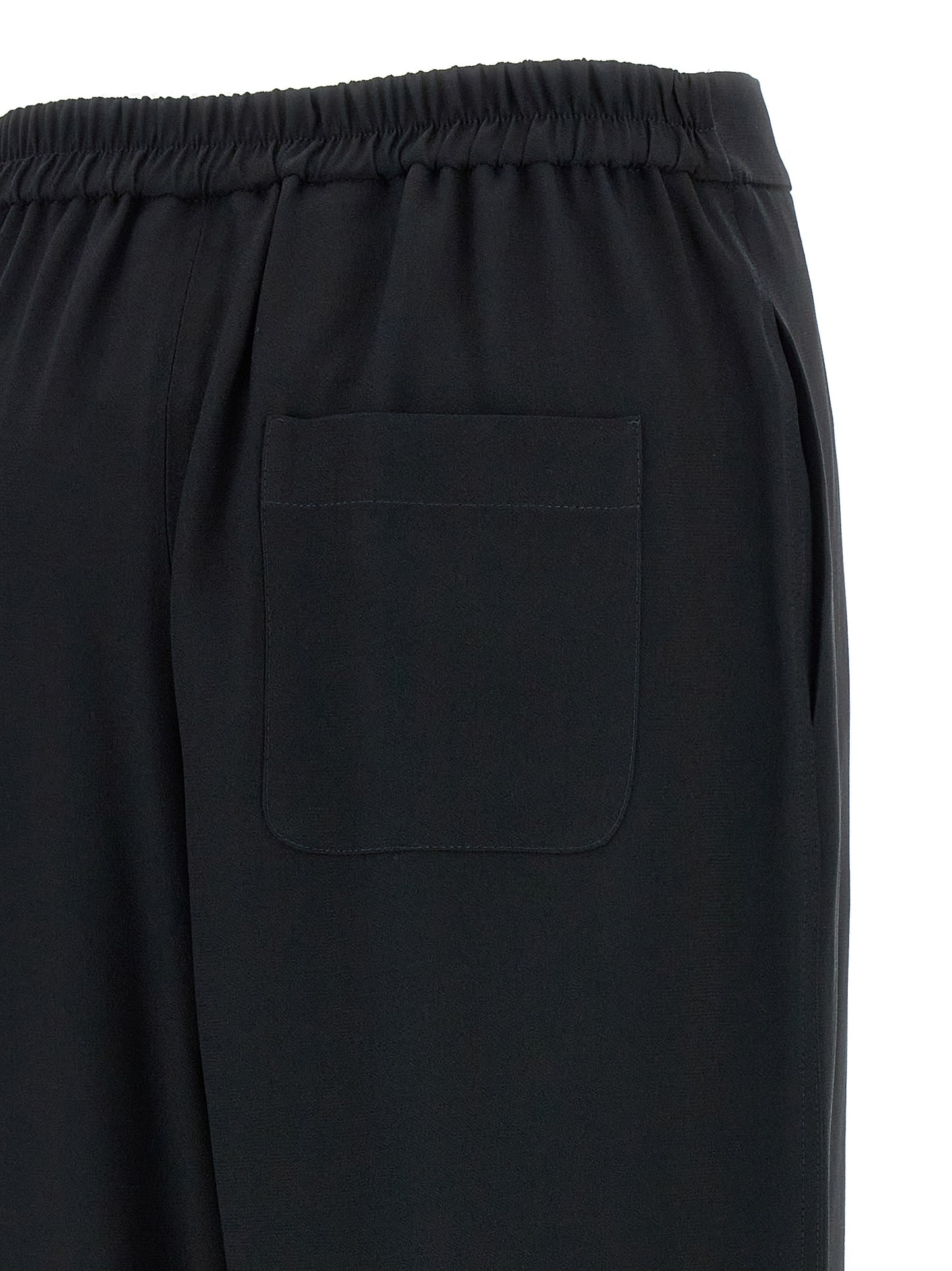 Moschino Schwarze Freizeithose aus Acetat