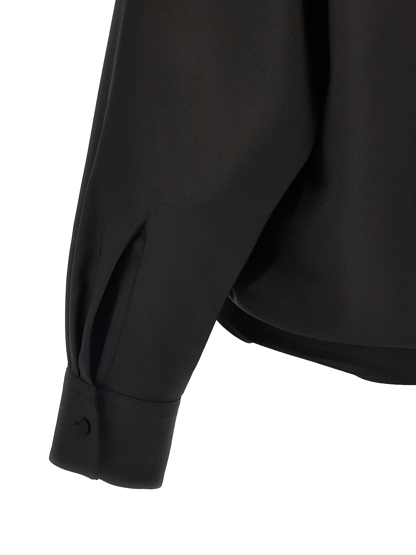 Valentino Garavani Schwarze Wollbluse
