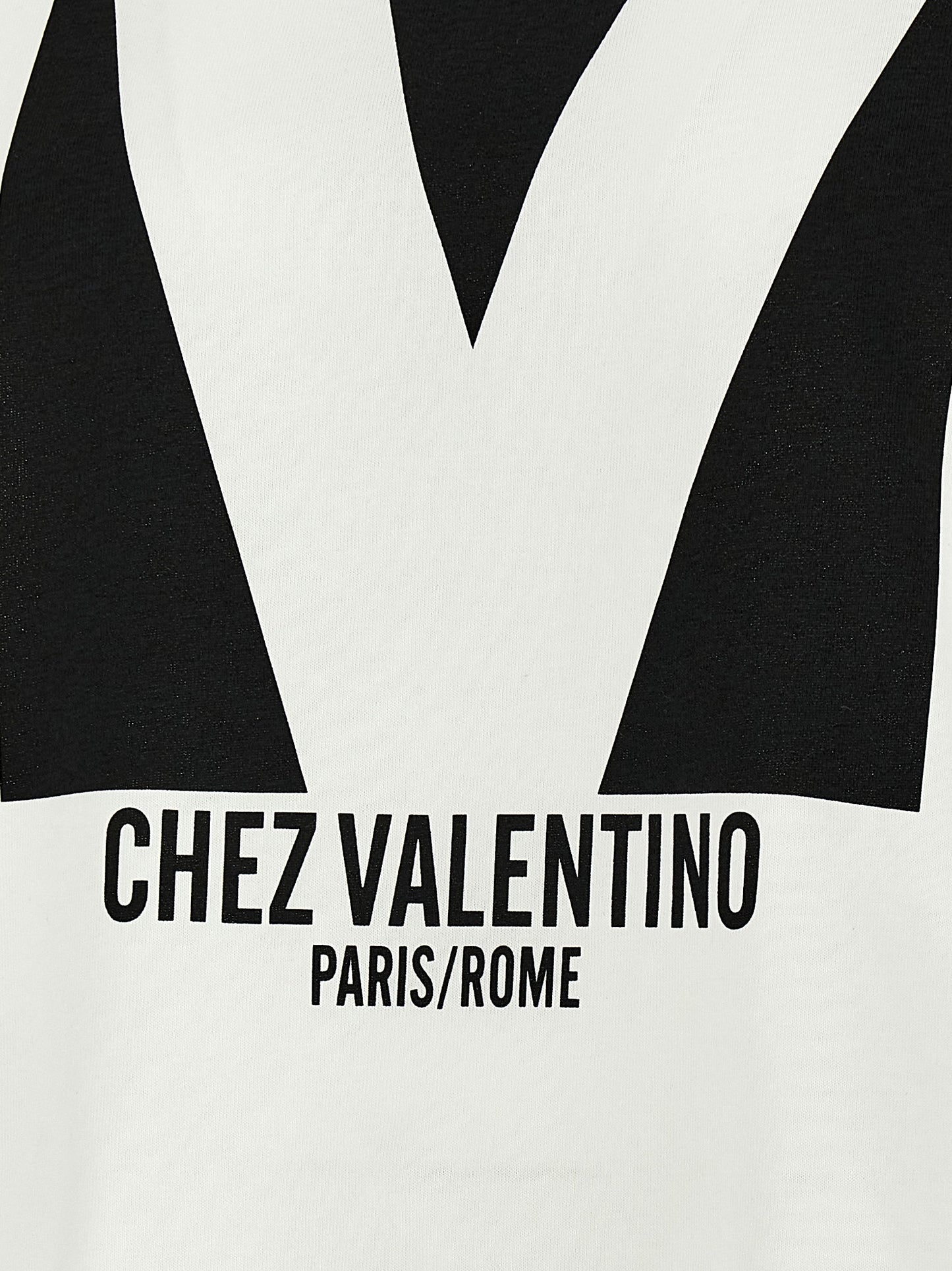 Valentino Garavani Weißes Baumwoll-T-Shirt