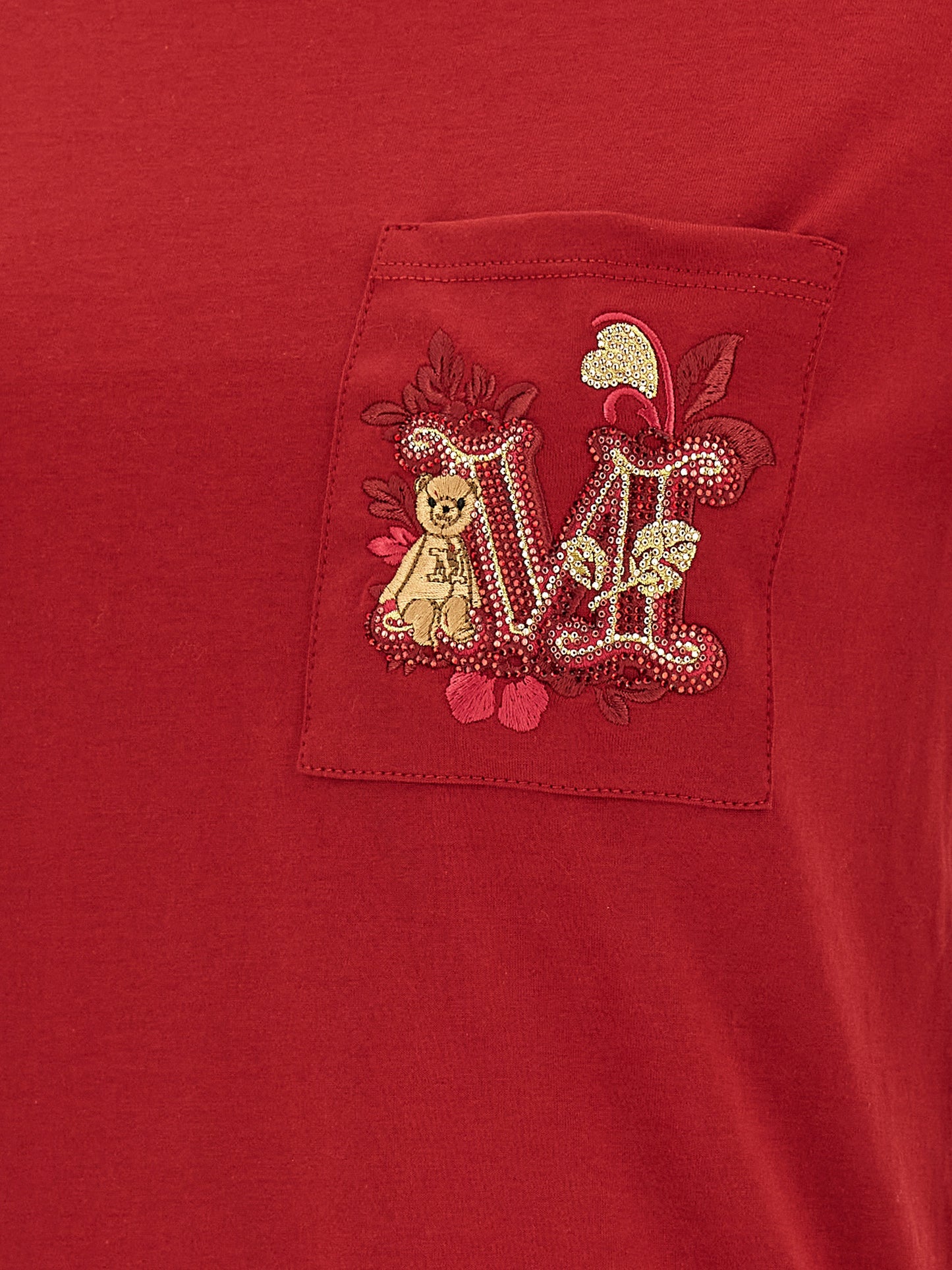 Max Mara Mehrfarbiges Baumwoll-T-Shirt