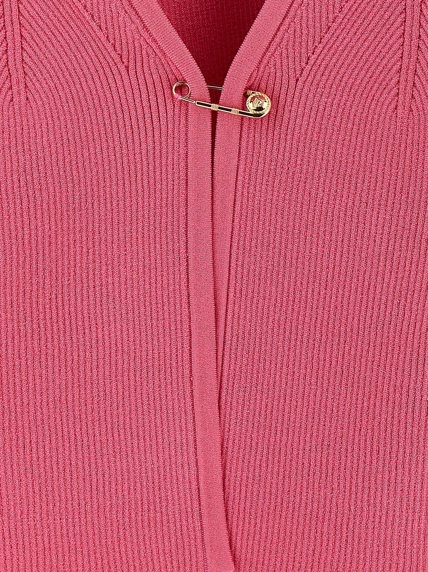 Versace Fuchsia Viskose-Strickjacke