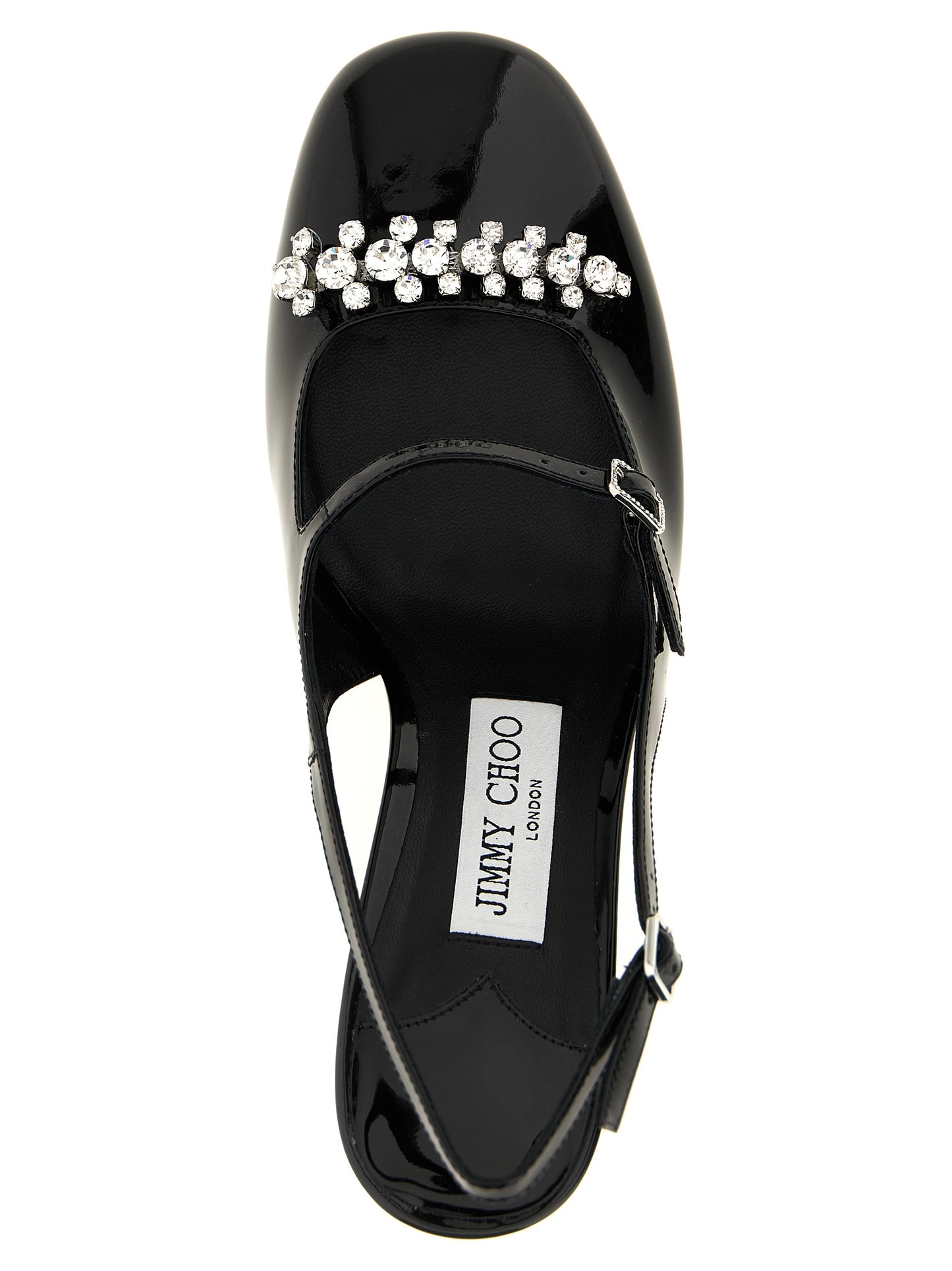 Jimmy Choo Schwarze Leder Pumps mit mittlerem Absatz