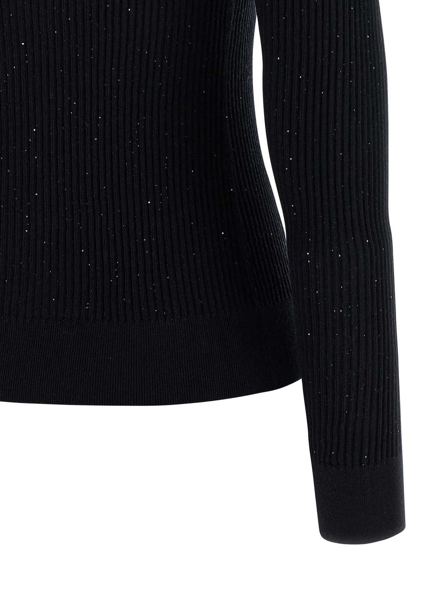 Max Mara Schwarzer Seiden-Cardigan
