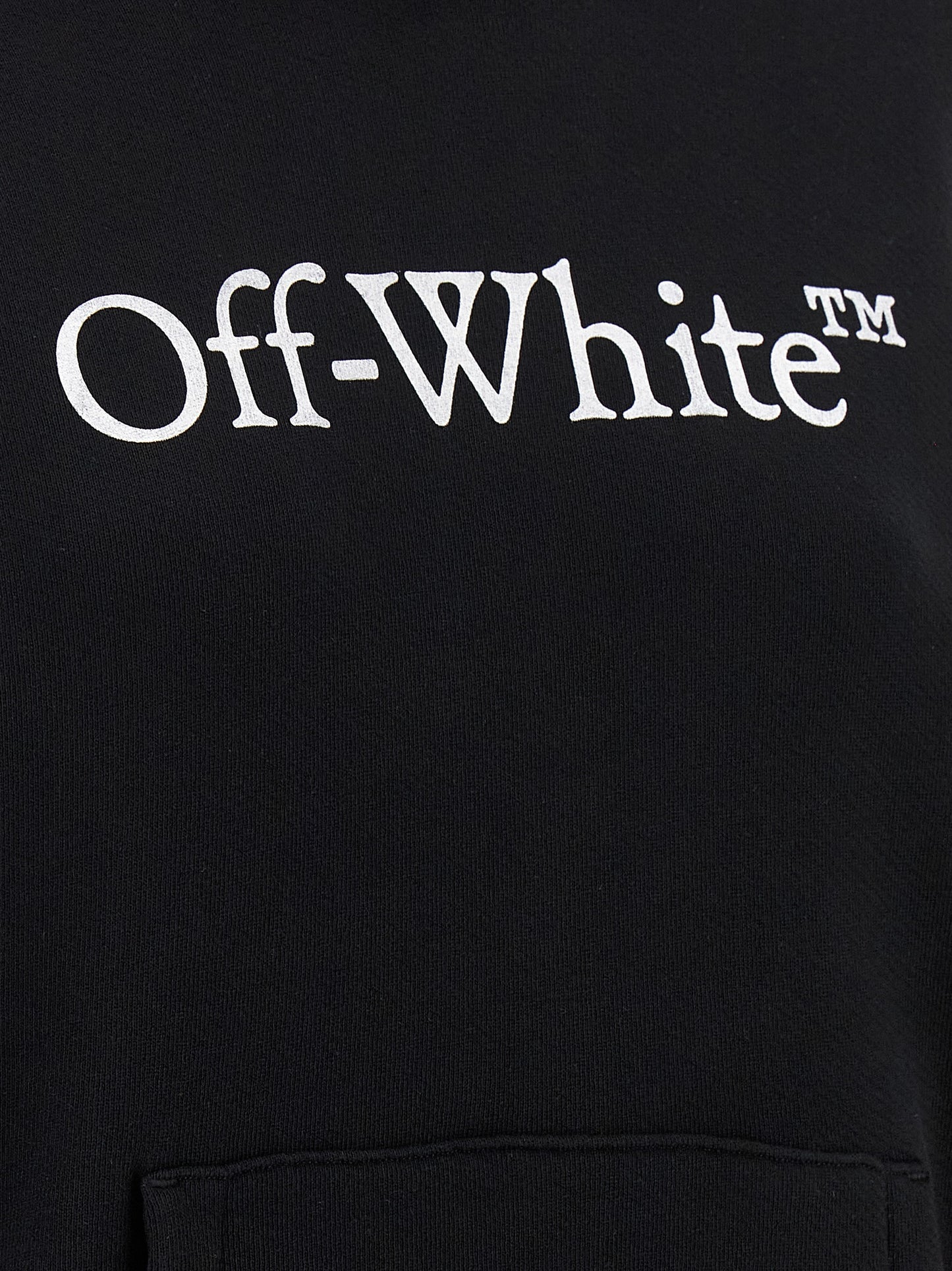 Off-White Zweifarbige Baumwollkapuzenjacke