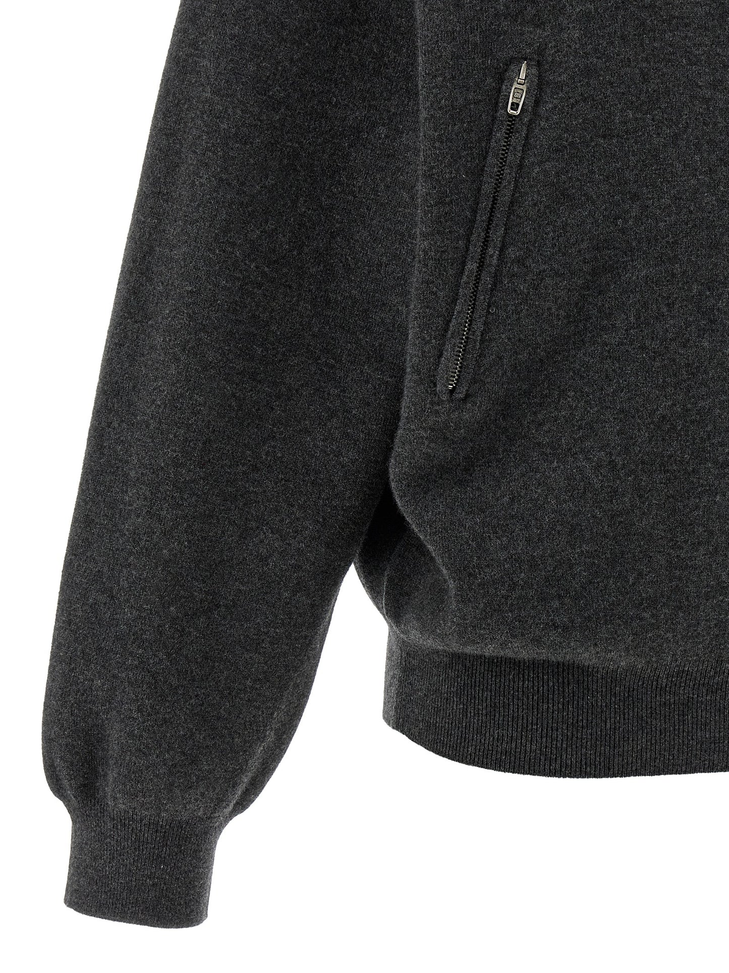 Balenciaga Grauer Wollcardigan