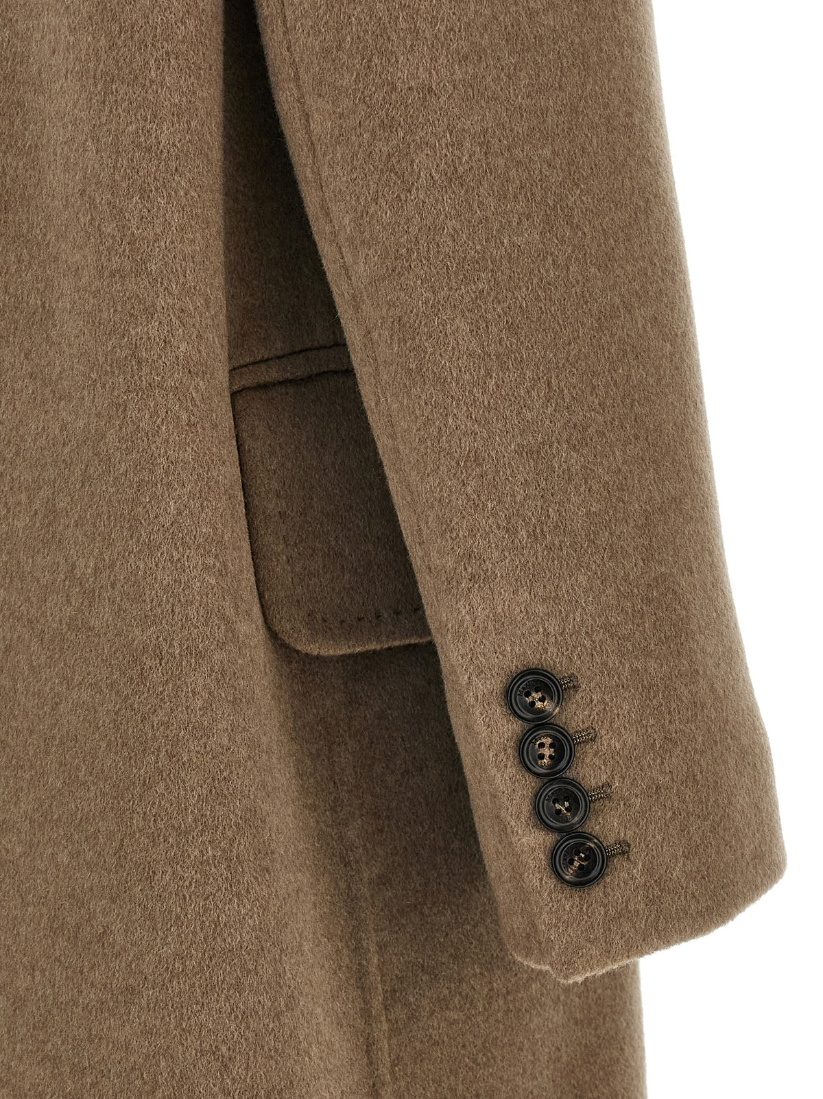 Max Mara Mantel aus Kaschmir in Beige