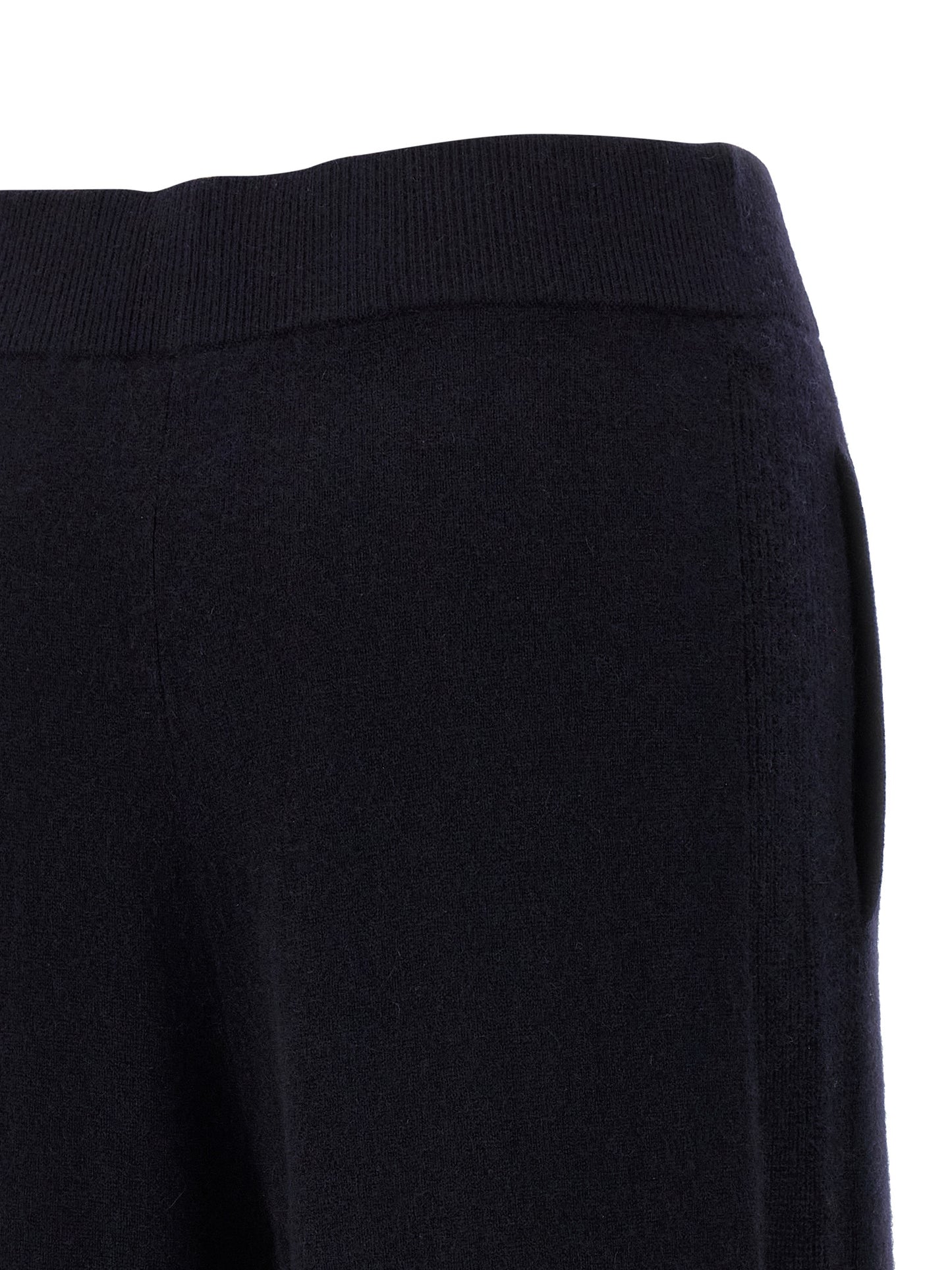 Max Mara Blaue Kaschmir-Freizeithose