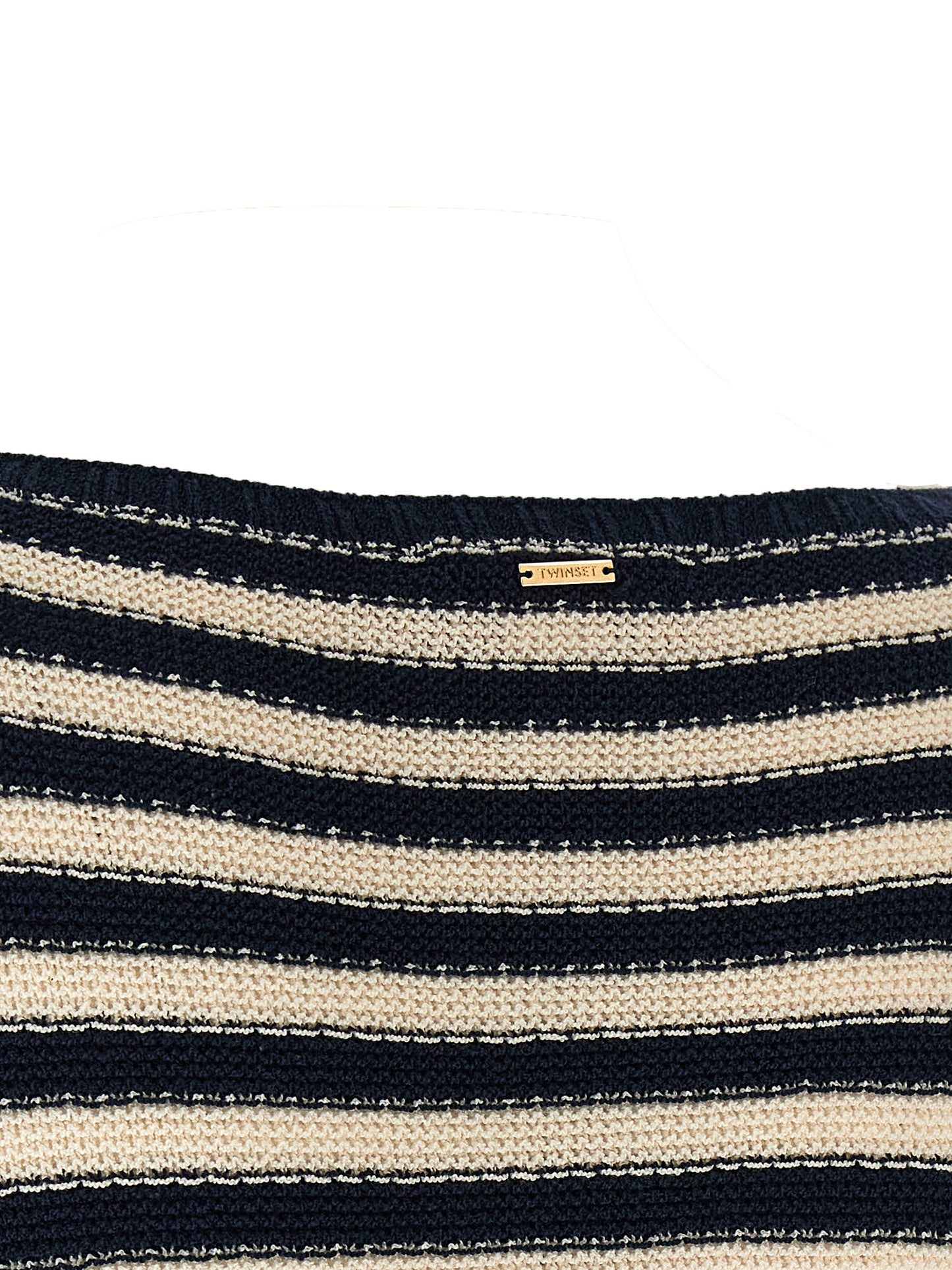 Twinset Mehrfarbige Baumwollstrickjacke