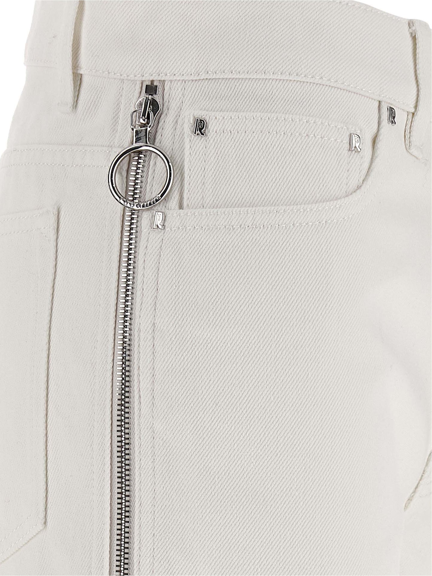 Paco Rabanne Weiße Baumwoll-Jeans Denim
