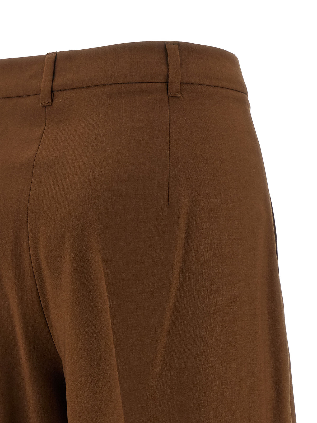 Max Mara Studio MstBacio Braune Schurwollhose