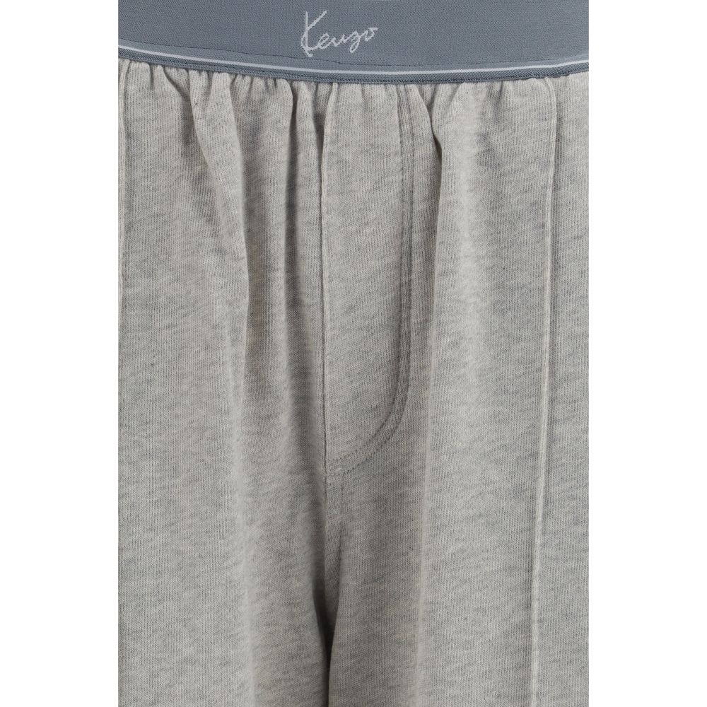 Kenzo Grey Cotton Joggers (Athletic Pants)