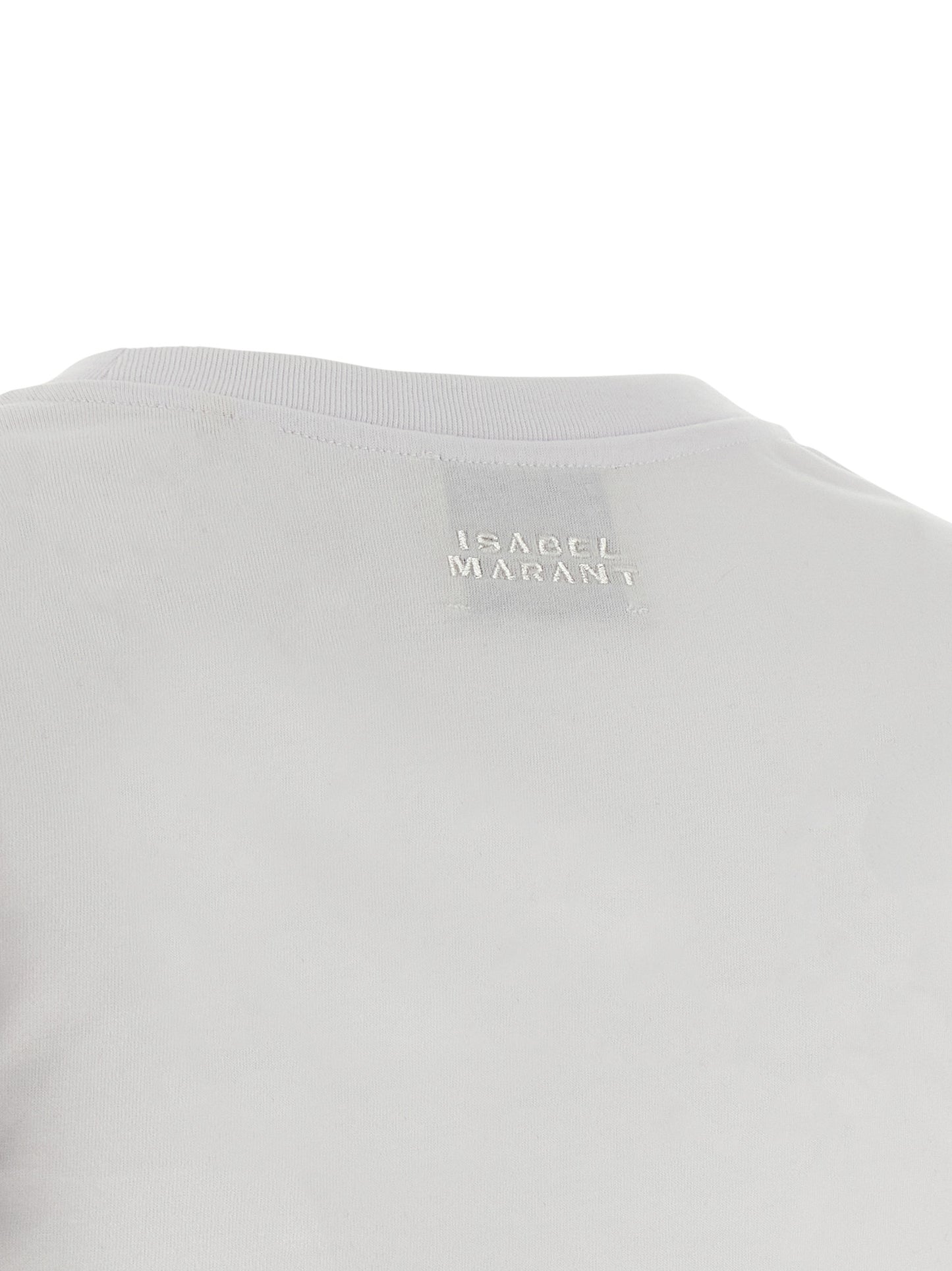 Isabel Marant Weißes Baumwoll-Kurzkleid