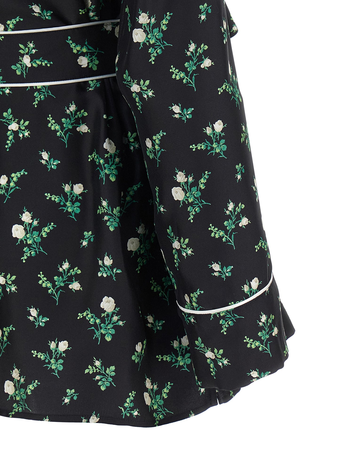 Dolce & Gabbana Schwarze Seidenbluse