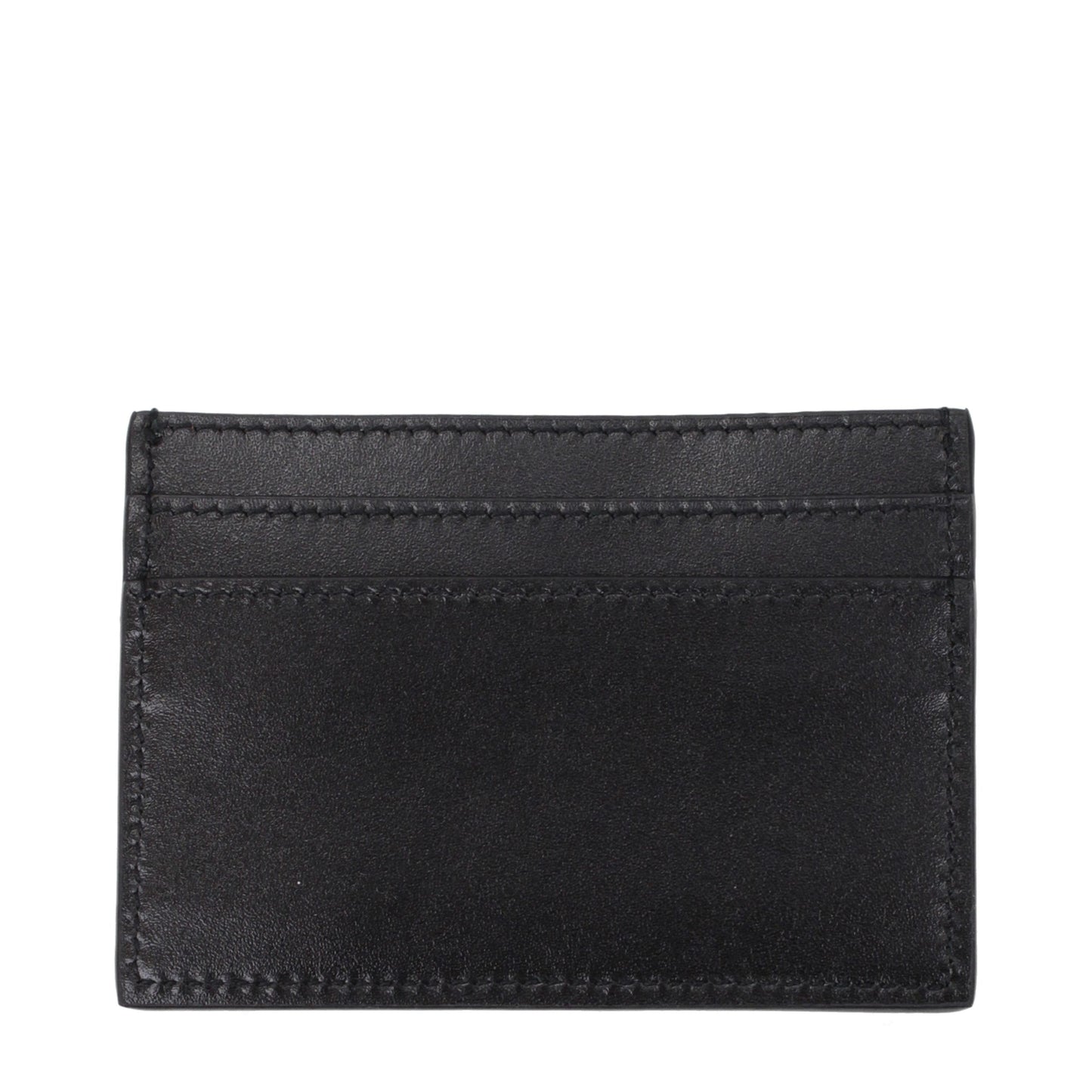 Versace Kartenhalter aus schwarzem Leder