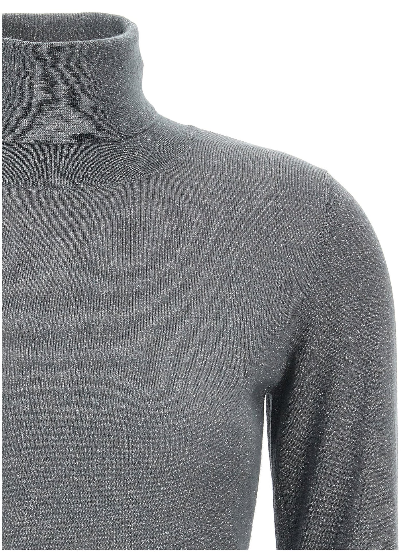 Brunello Cucinelli Grauer Kaschmir-Strickjacke