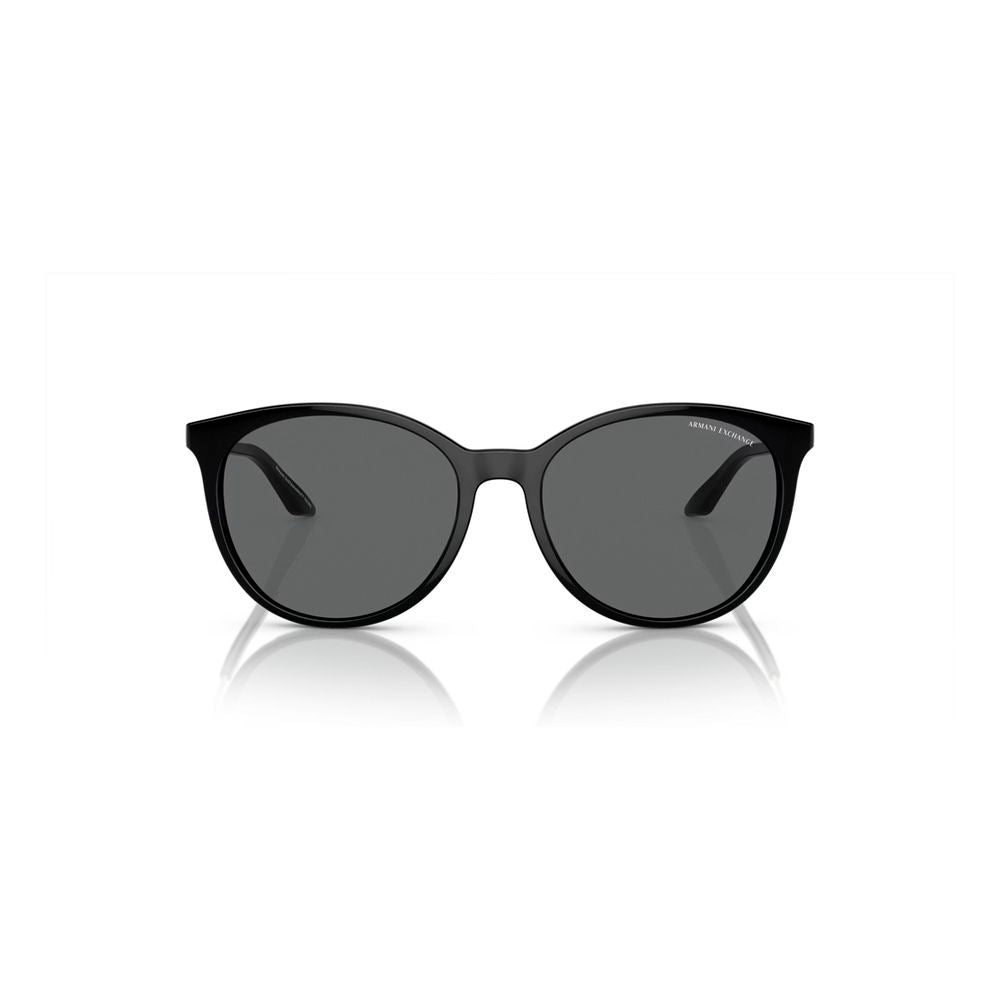 Armani Exchange Schwarze Sonnenbrille aus injected Material