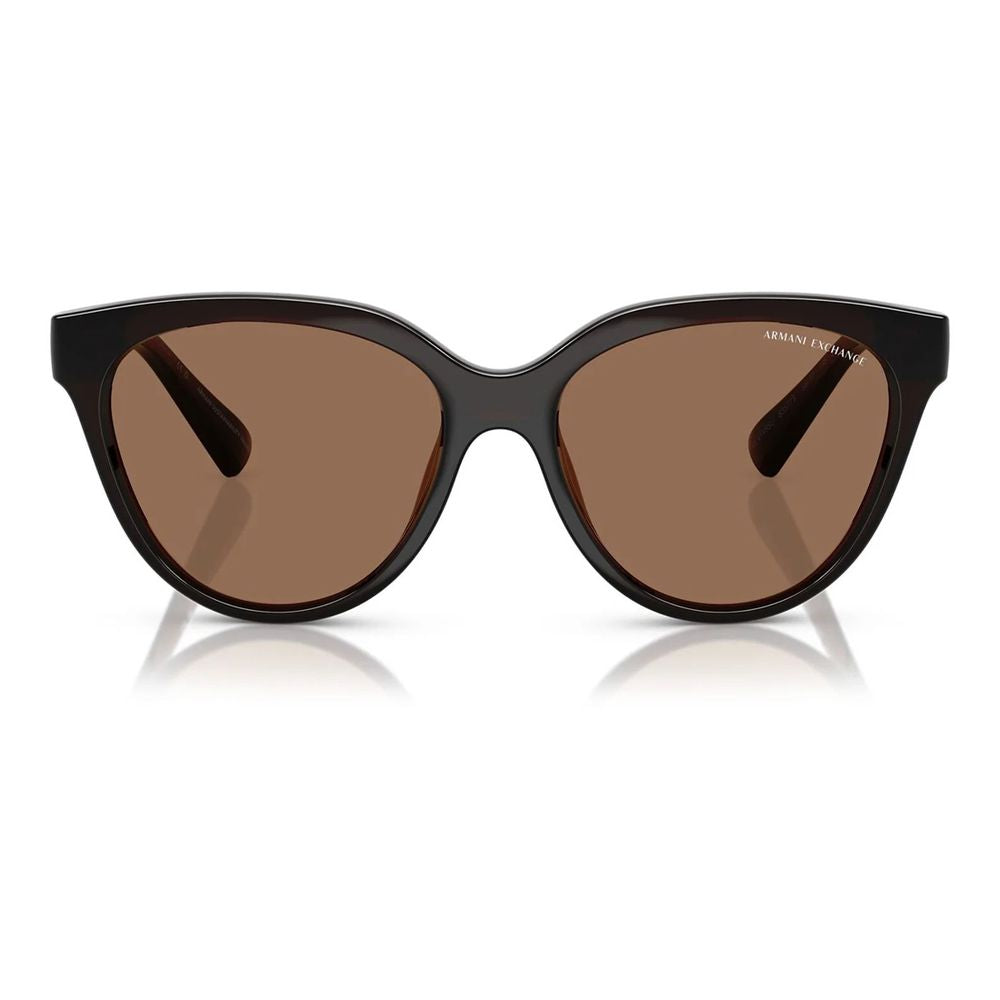 Armani Exchange Braune Spritzguss-Sonnenbrille