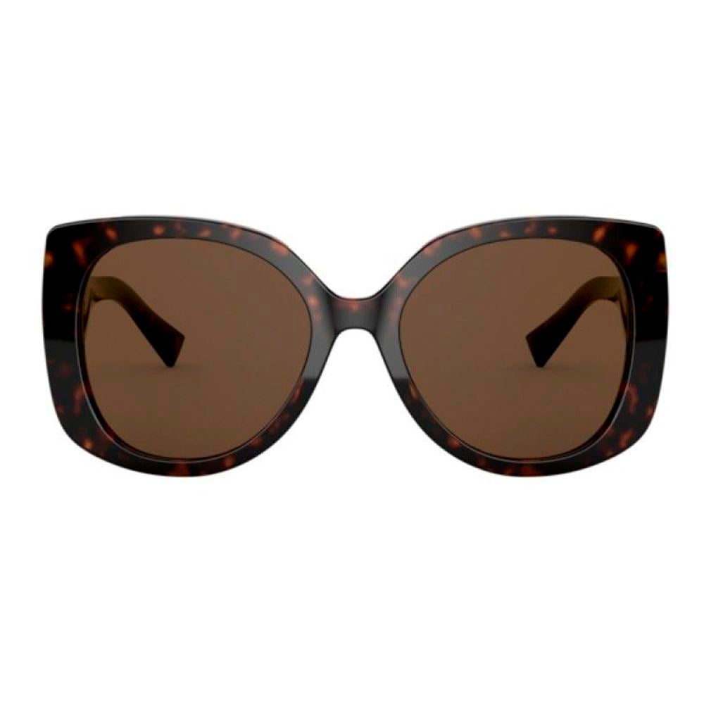 Versace Braune Sonnenbrille aus Acetat