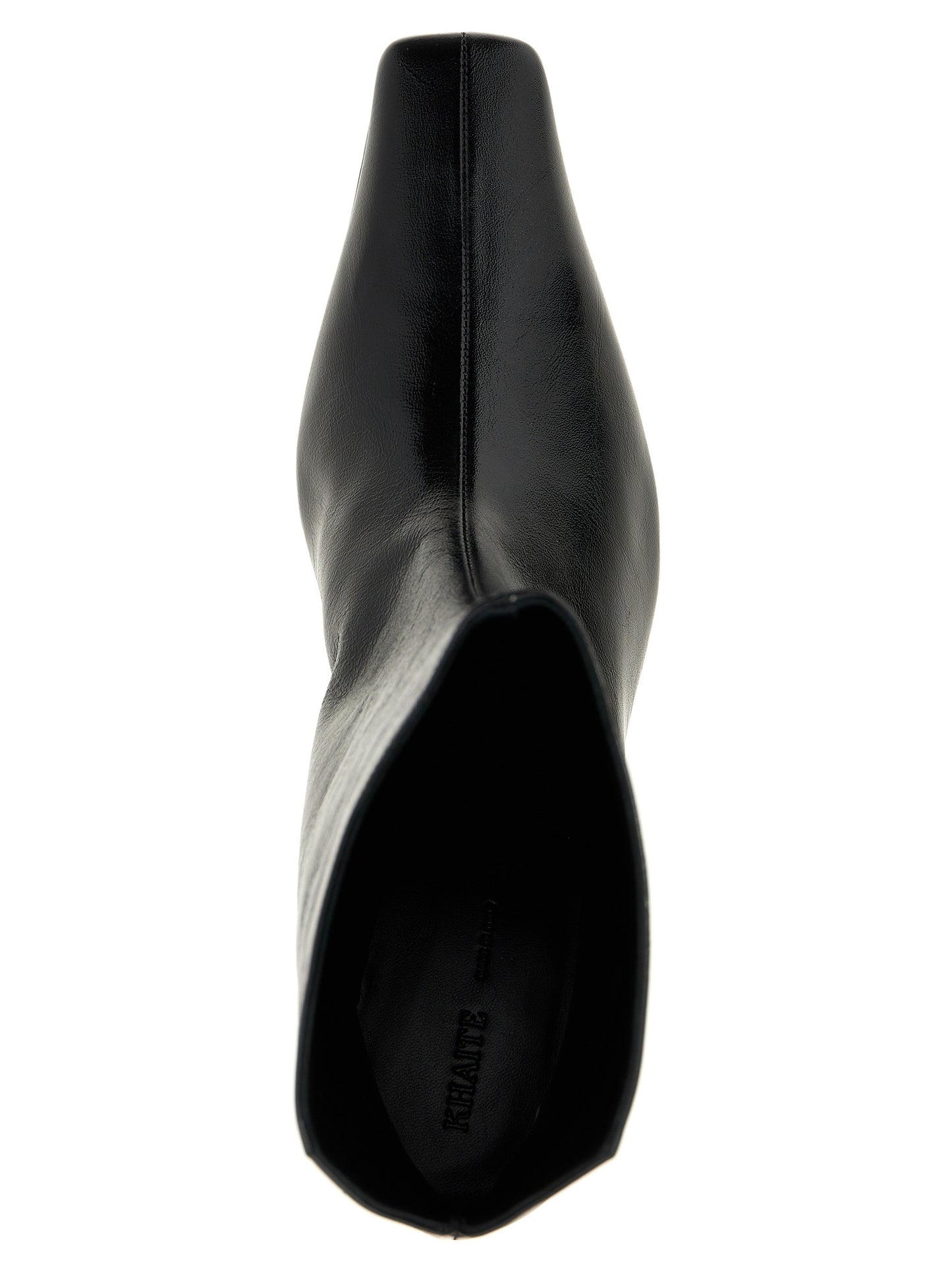 Khaite Schwarze Stiefeletten aus Kalbsleder