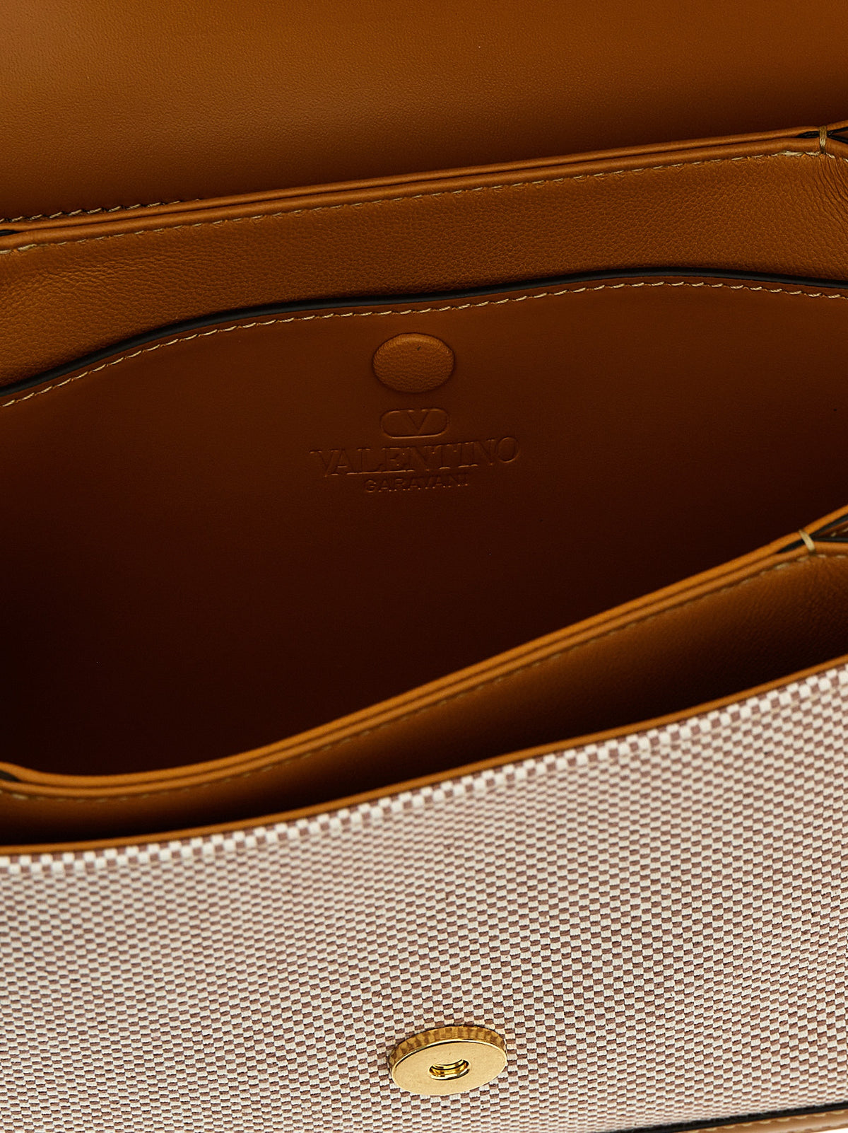 Valentino Garavani Mehrfarbige Schultertasche aus Baumwolle