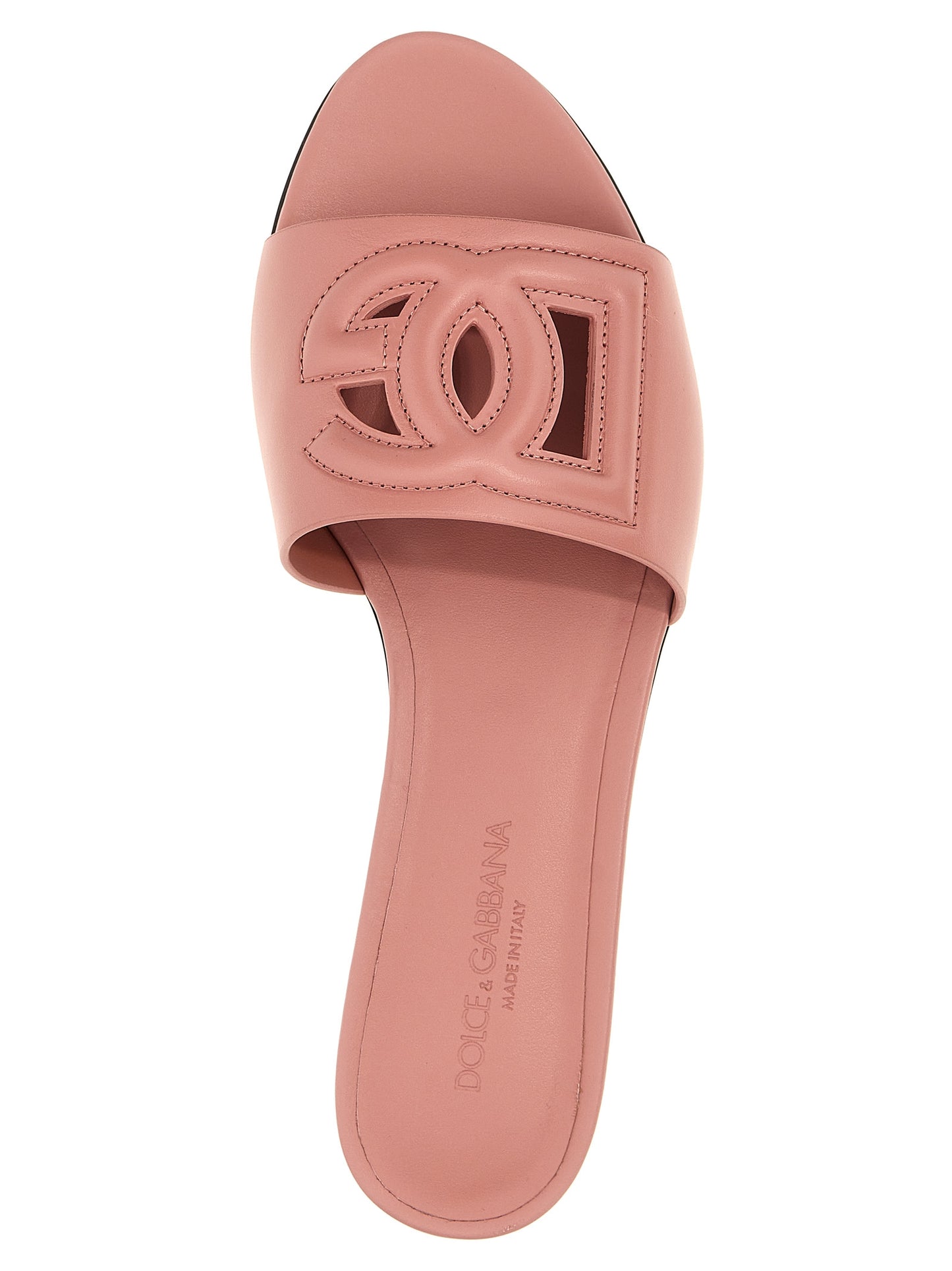 Dolce & Gabbana Multicolor Kalbsleder-Slipper
