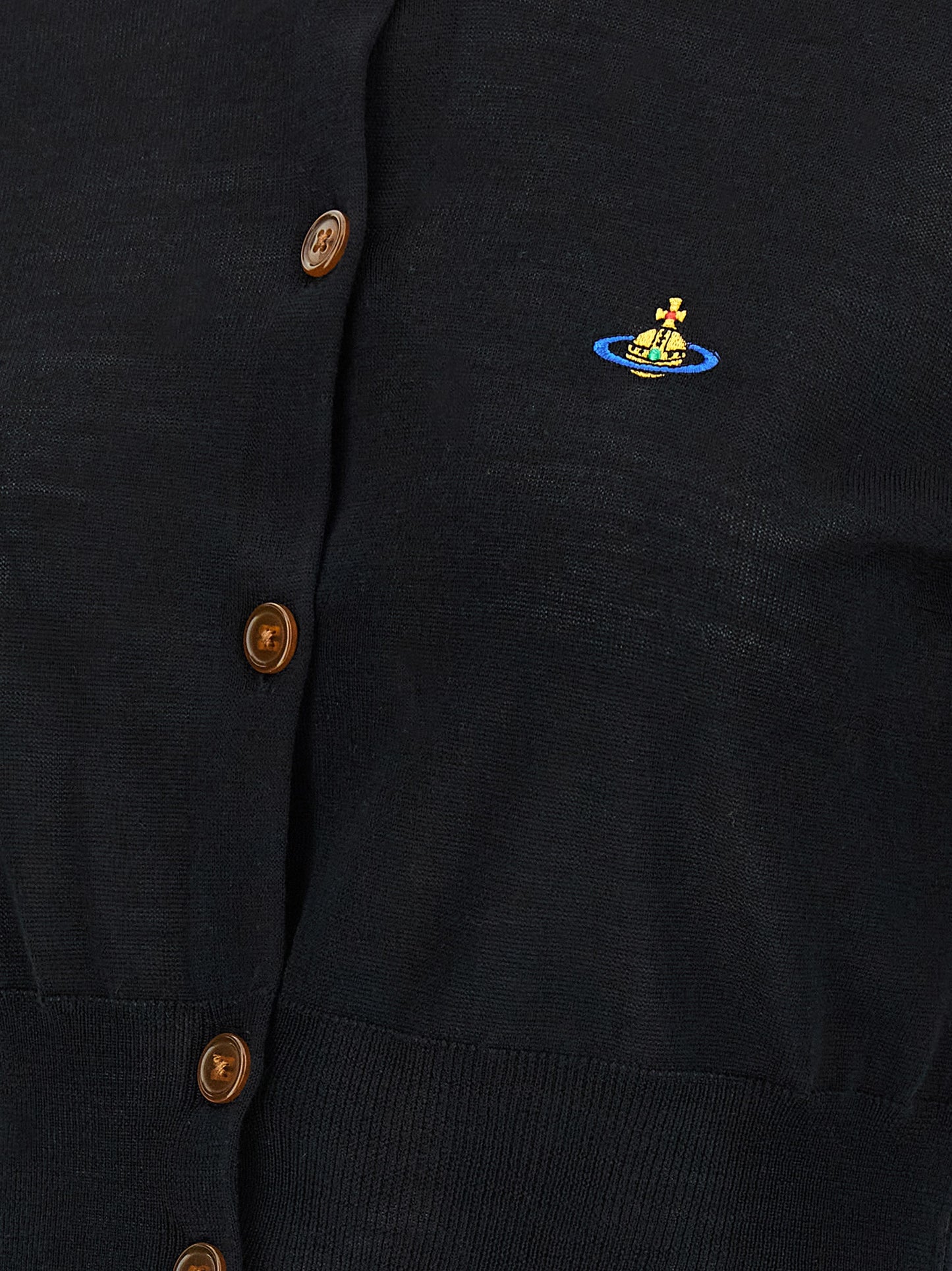 Vivienne Westwood Schwarzer Wollcardigan