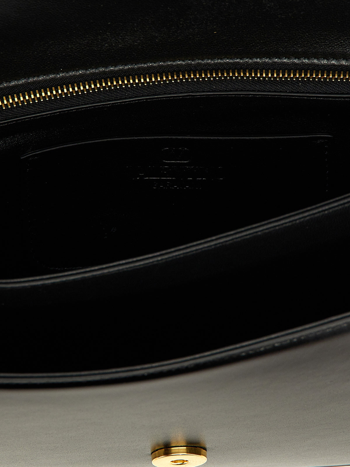 Valentino Garavani Schwarze Kalbsleder-Schultertasche – Ansicht 4 | Arca Lucia