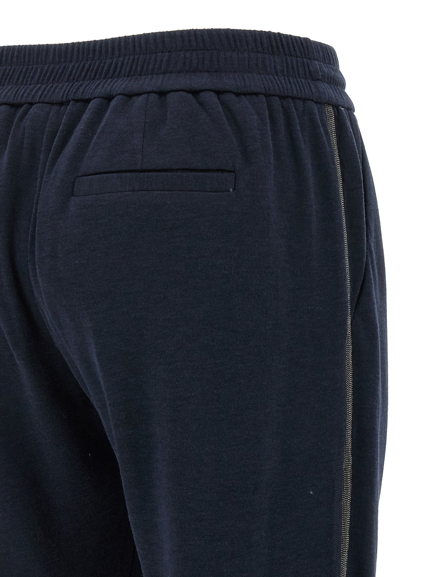 Brunello Cucinelli Blaue Baumwoll-Jogginghose (Trainingshose)