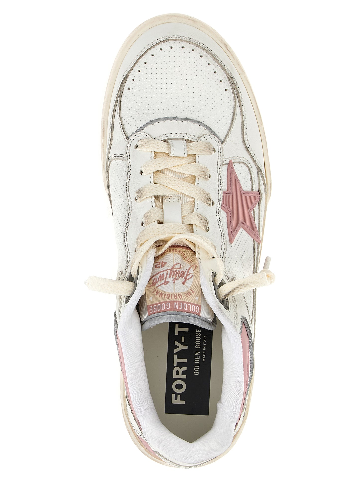 Golden Goose Mehrfarbige Leder-Sneaker im Athletic-Stil