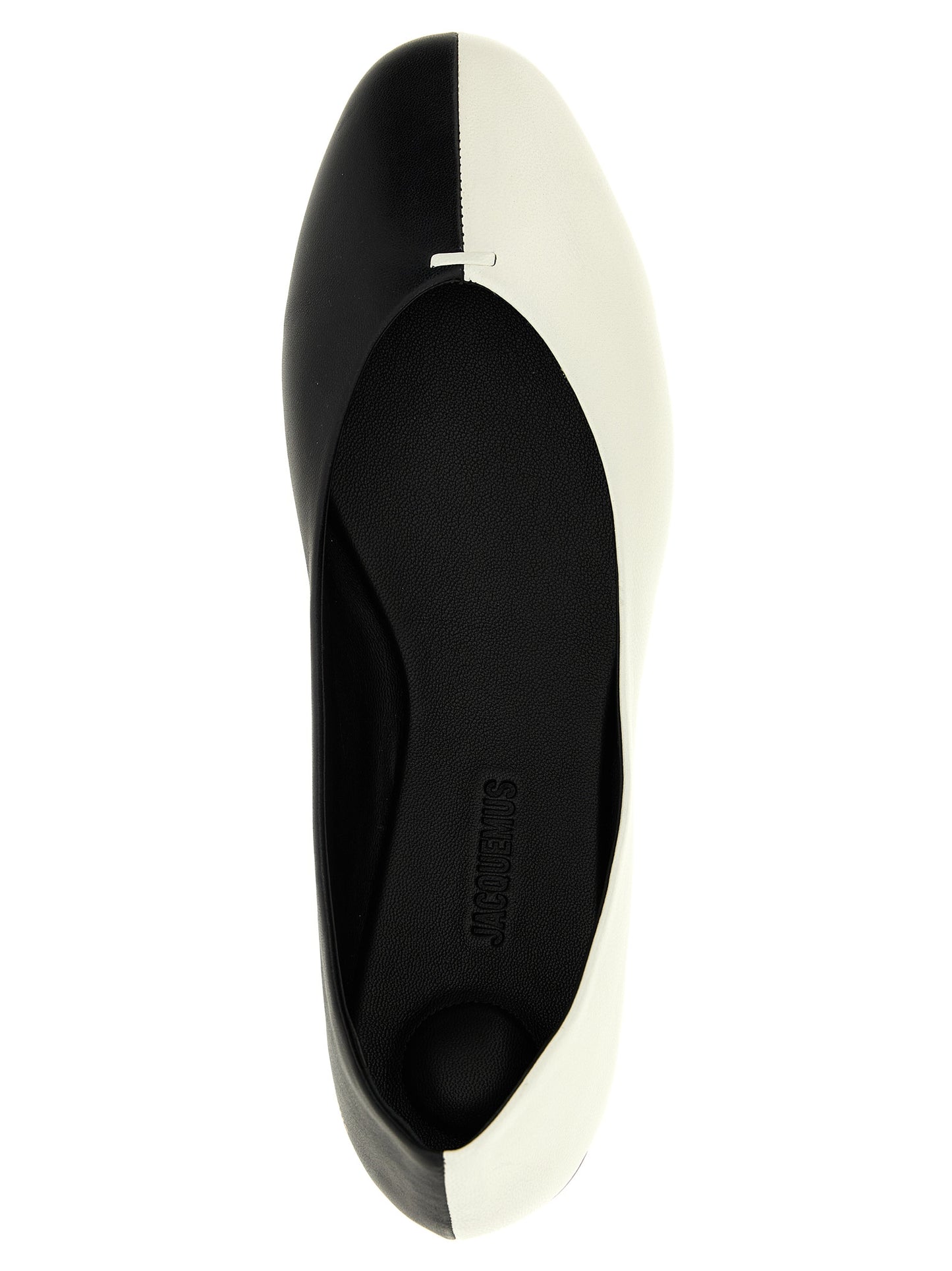 Jacquemus Zweifarbige Ballerinas aus Lammleder