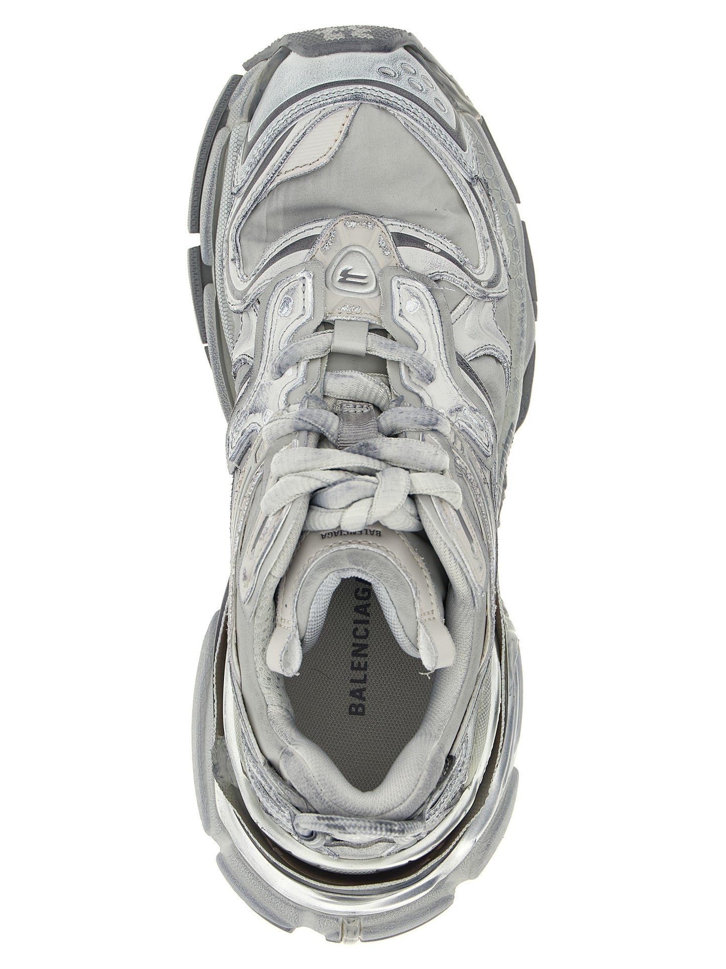 Balenciaga Graue Sneaker aus Polyethylen im Athletic-Stil