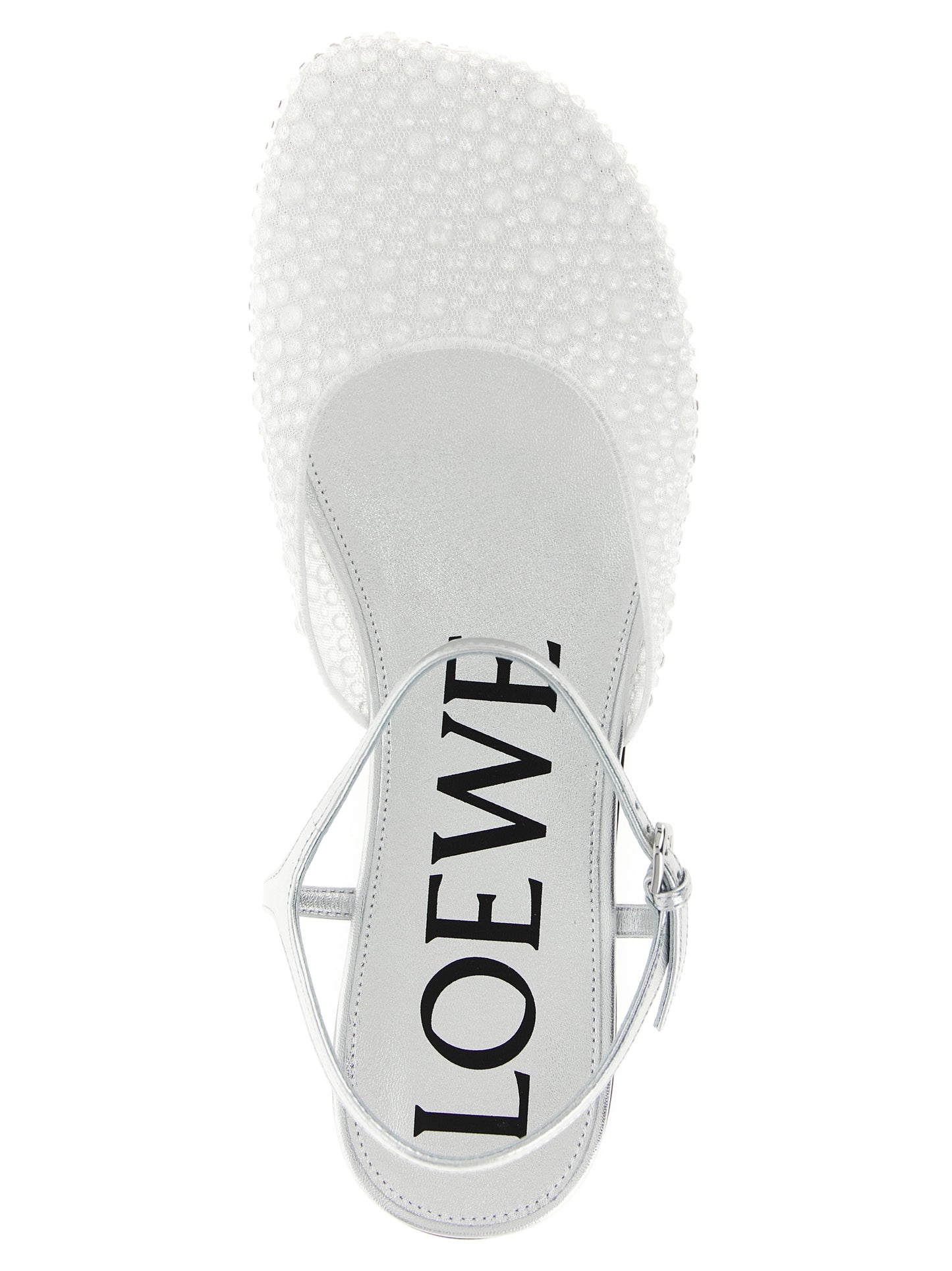 Loewe Weiße Ballerinas aus Polyamid