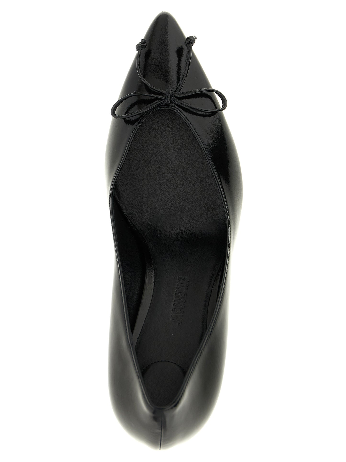 Jacquemus Schwarze Leder-Pumps mit hohem Absatz