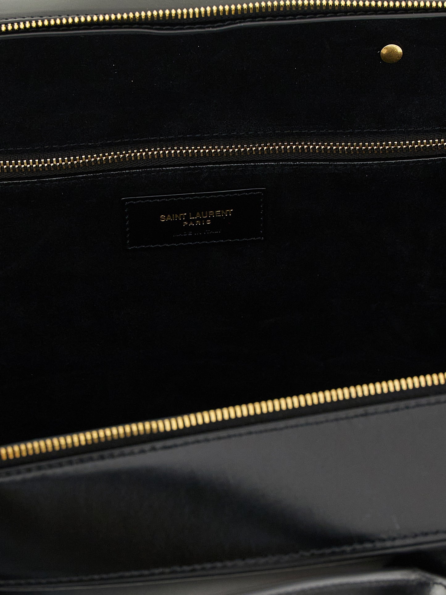 Saint Laurent Black Calf Leather-Shoulder Bag