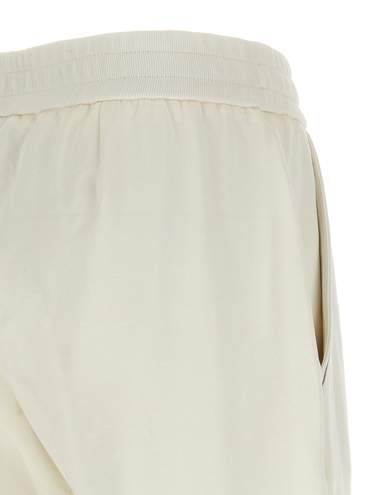 Brunello Cucinelli Weiße Baumwoll-Jogginghose (Trainingshose) – Produktansicht 4 | Arca Lucia